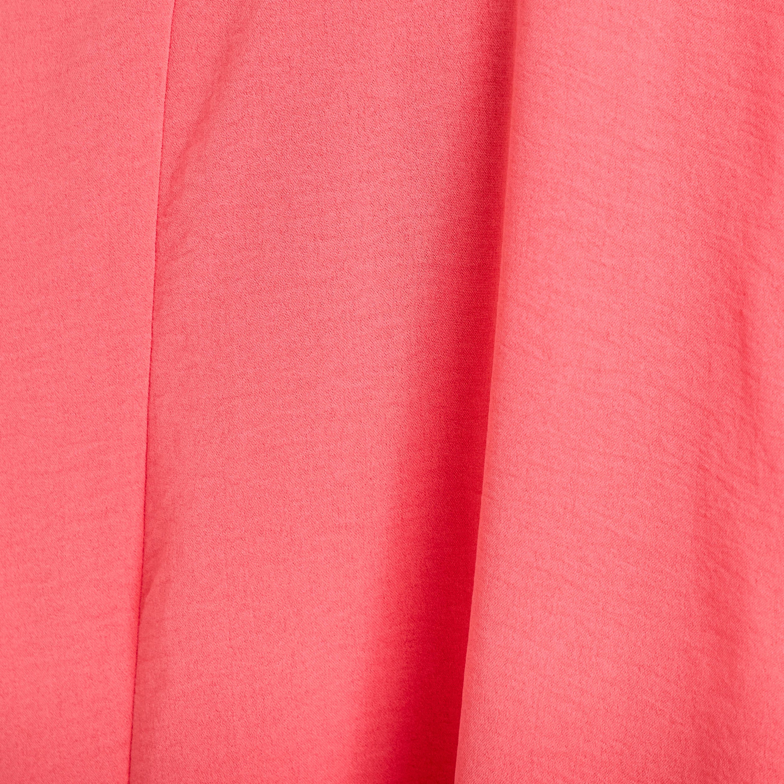 Robe longue &eacute;vas&eacute;e fendue rose femme
