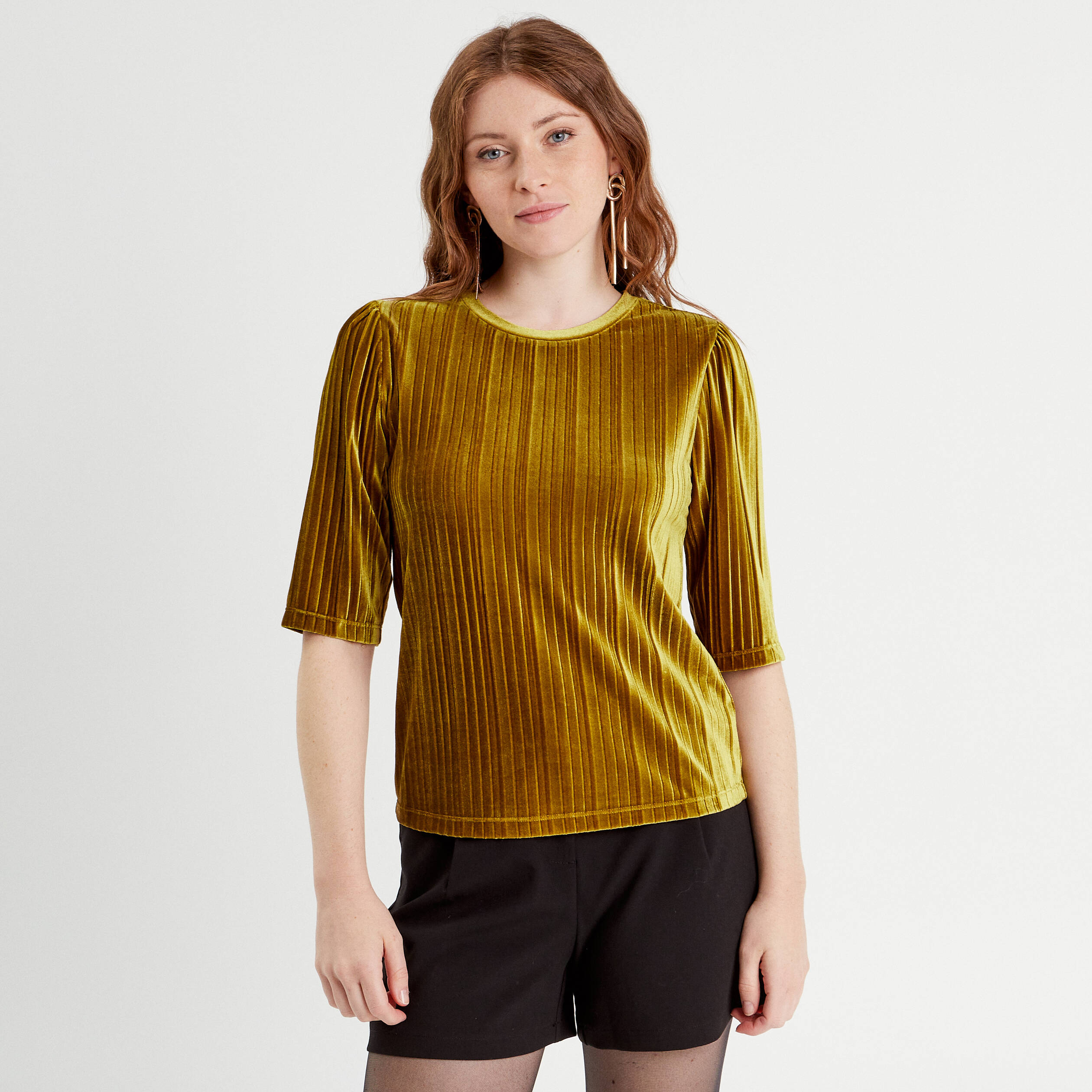 Chemisier Filles Des Sables Vert/marron/jaune Taille T2 36/38 - Occasion Très Bon état, Voile