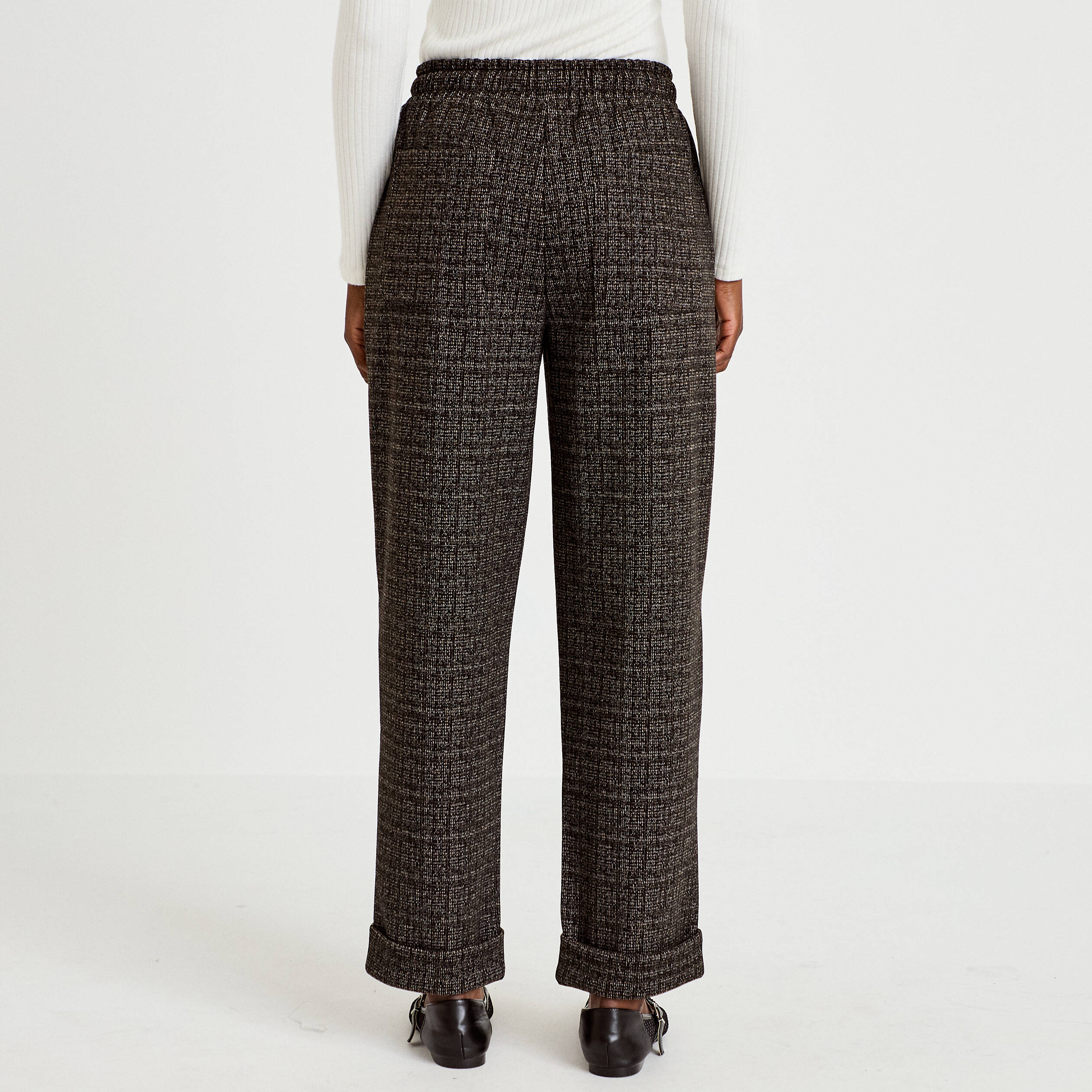Pantalon jegging taille standard noir femme