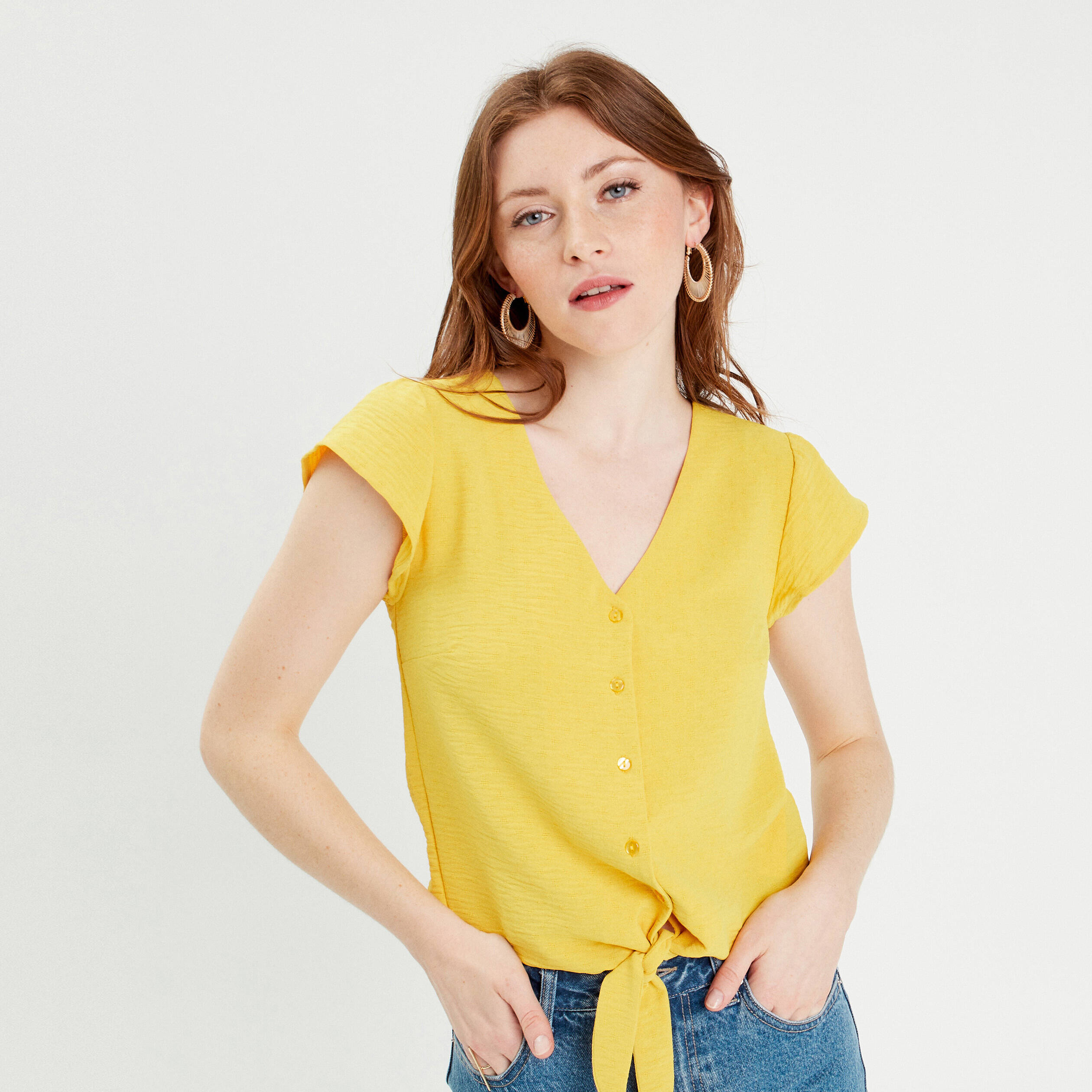 Sous-couche Rapha Pro Team Femme - Maille Manches Courtes - Jaune - Taille M - NEUF