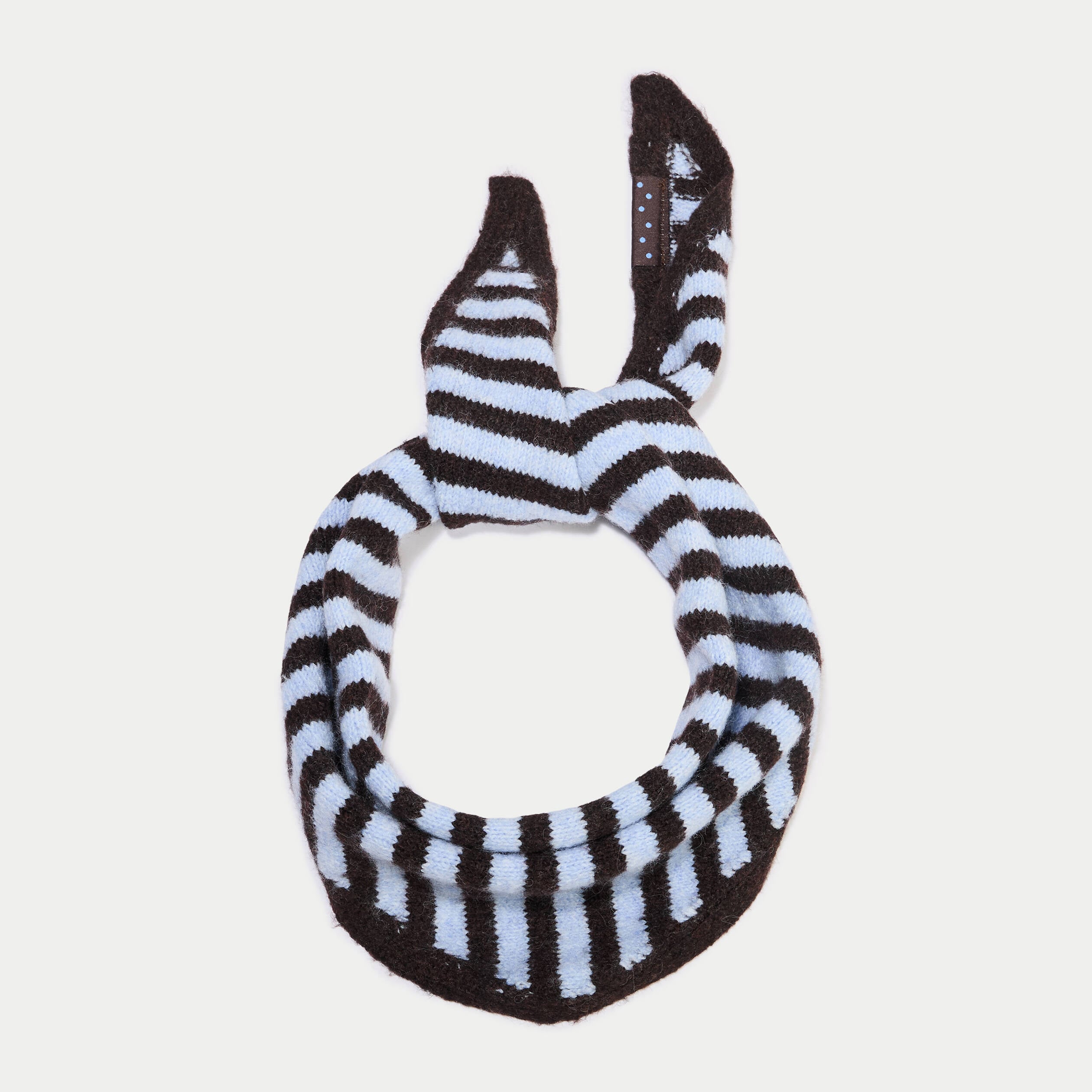 Foulard fluide bleu ciel femme