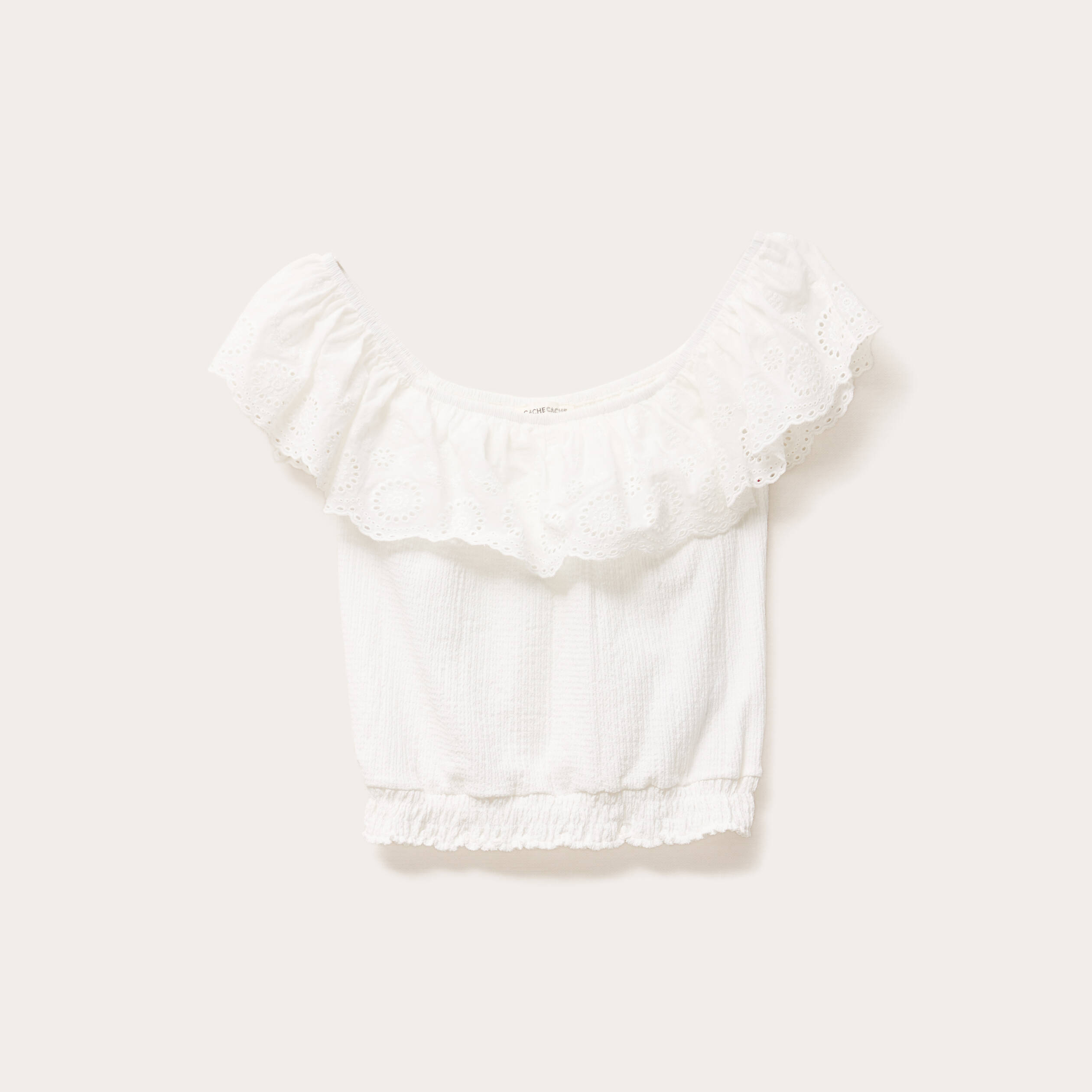 top sans manches ecru femme Top sans manches ecru femme