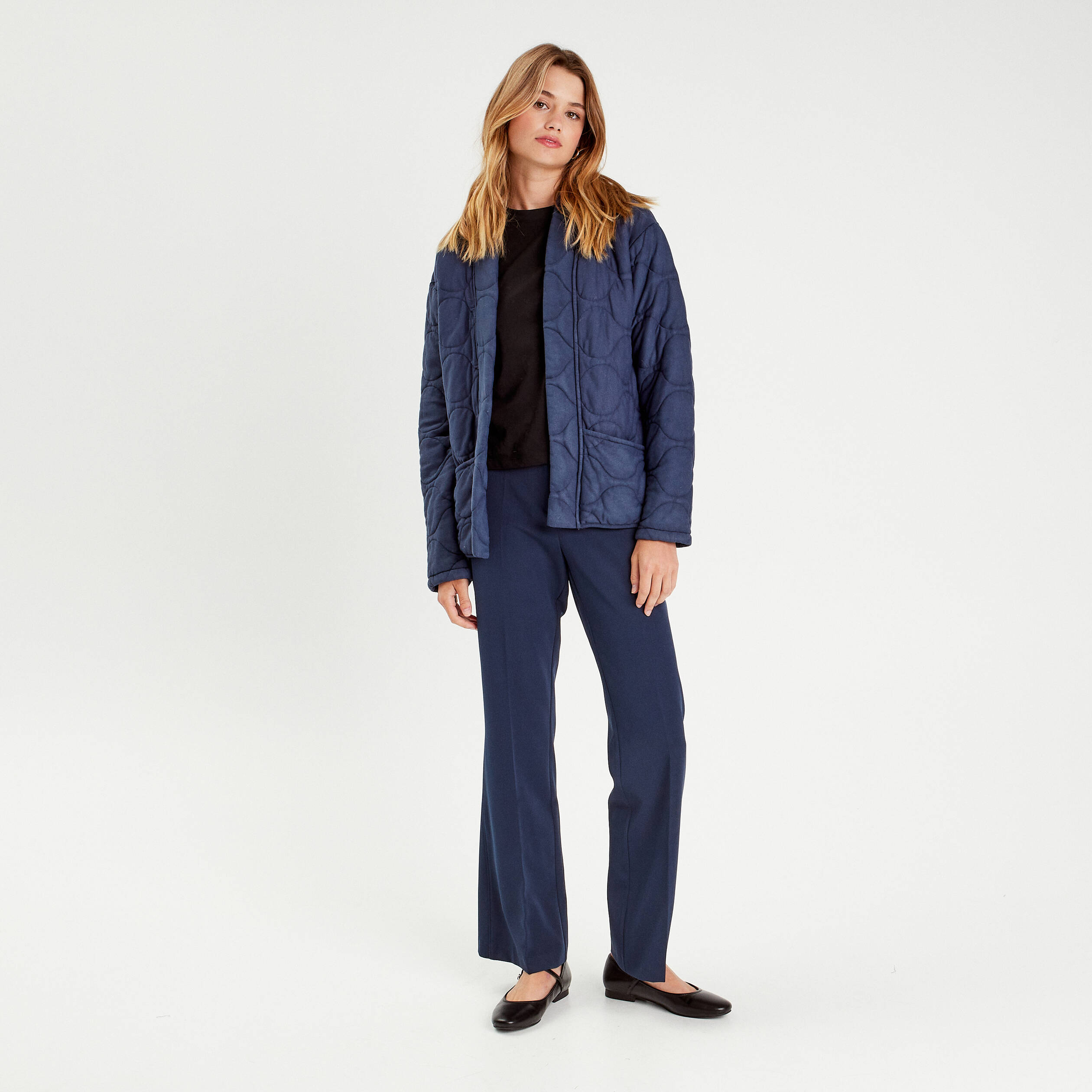 Pantalon flare femme best sale