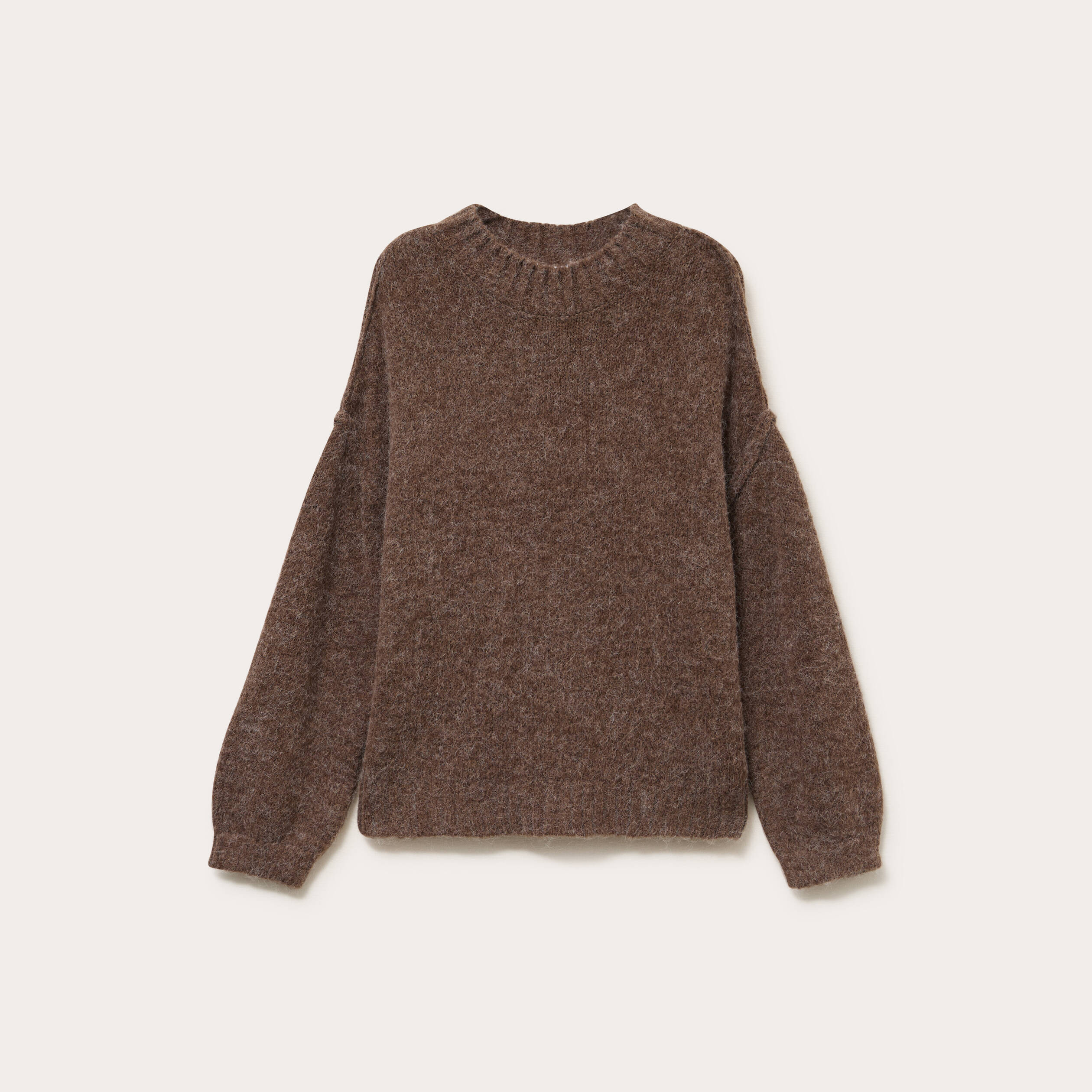 Ralph Lauren Pull ras du cou en maille torsadée en cachemire marron clair Laine ref.876601 - Joli Closet