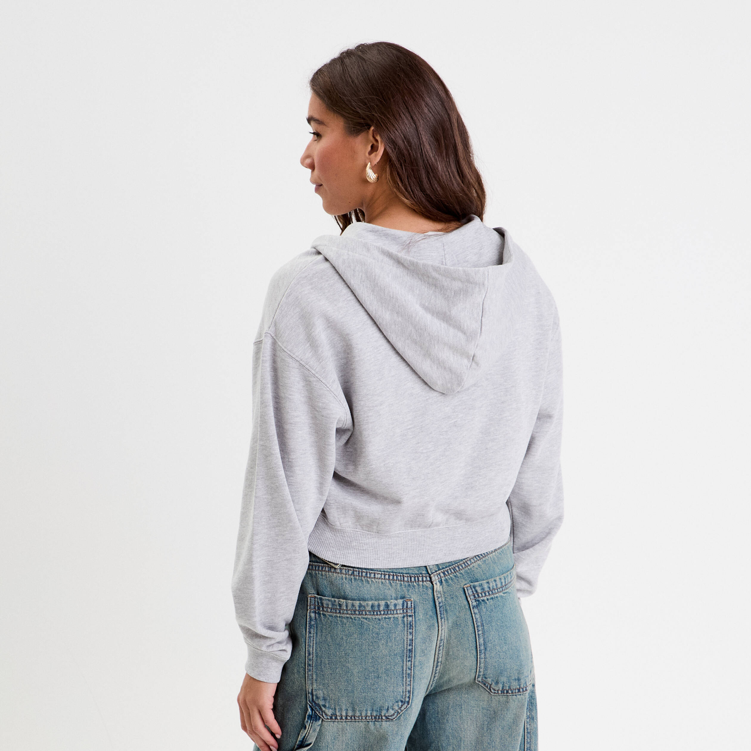 Sweat à Capuche Femme Gaastra, Taille XL, Gris Clair, Coton/polyester, Très Bon état