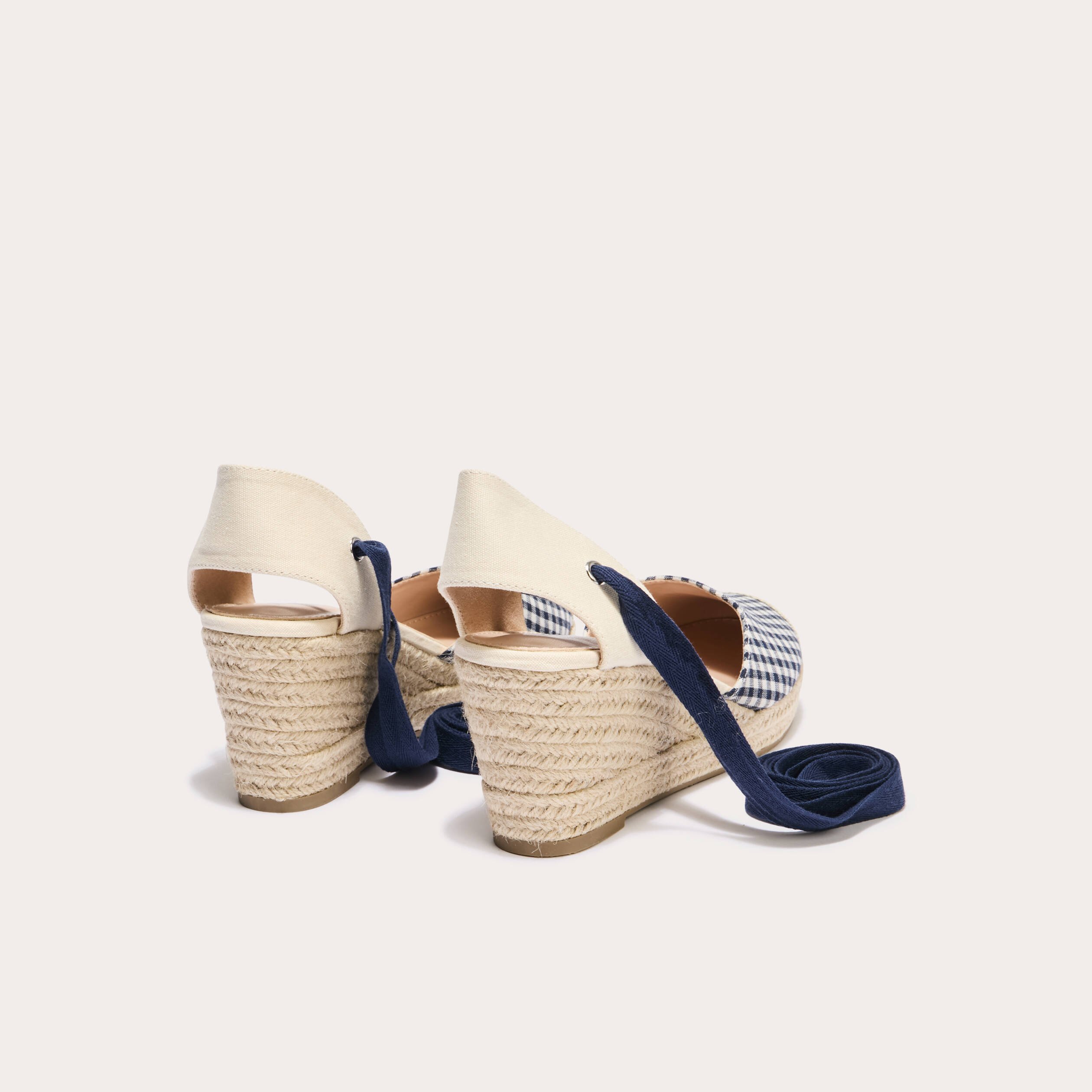 espadrilles compensees bleu electrique femme Espadrilles compensées bleu electrique femme