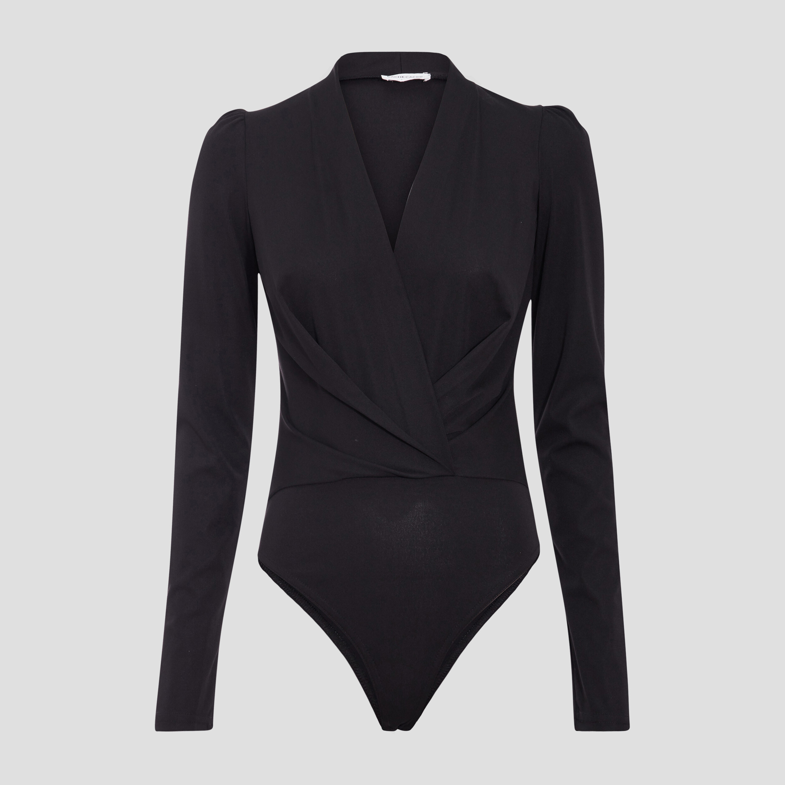 Body manches longues noir femme
