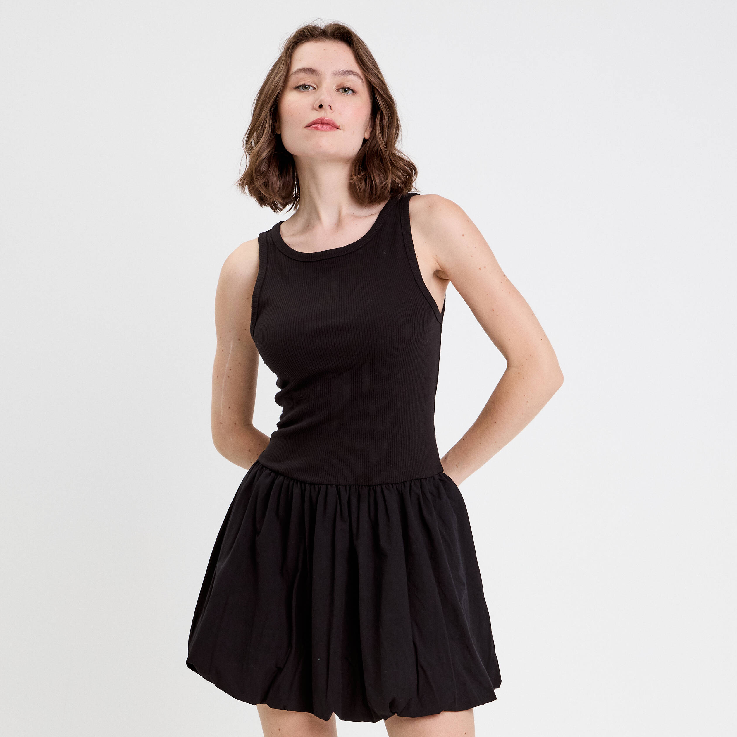 robe boule 2 en 1 noir femme Robe boule 2 en 1 noir femme