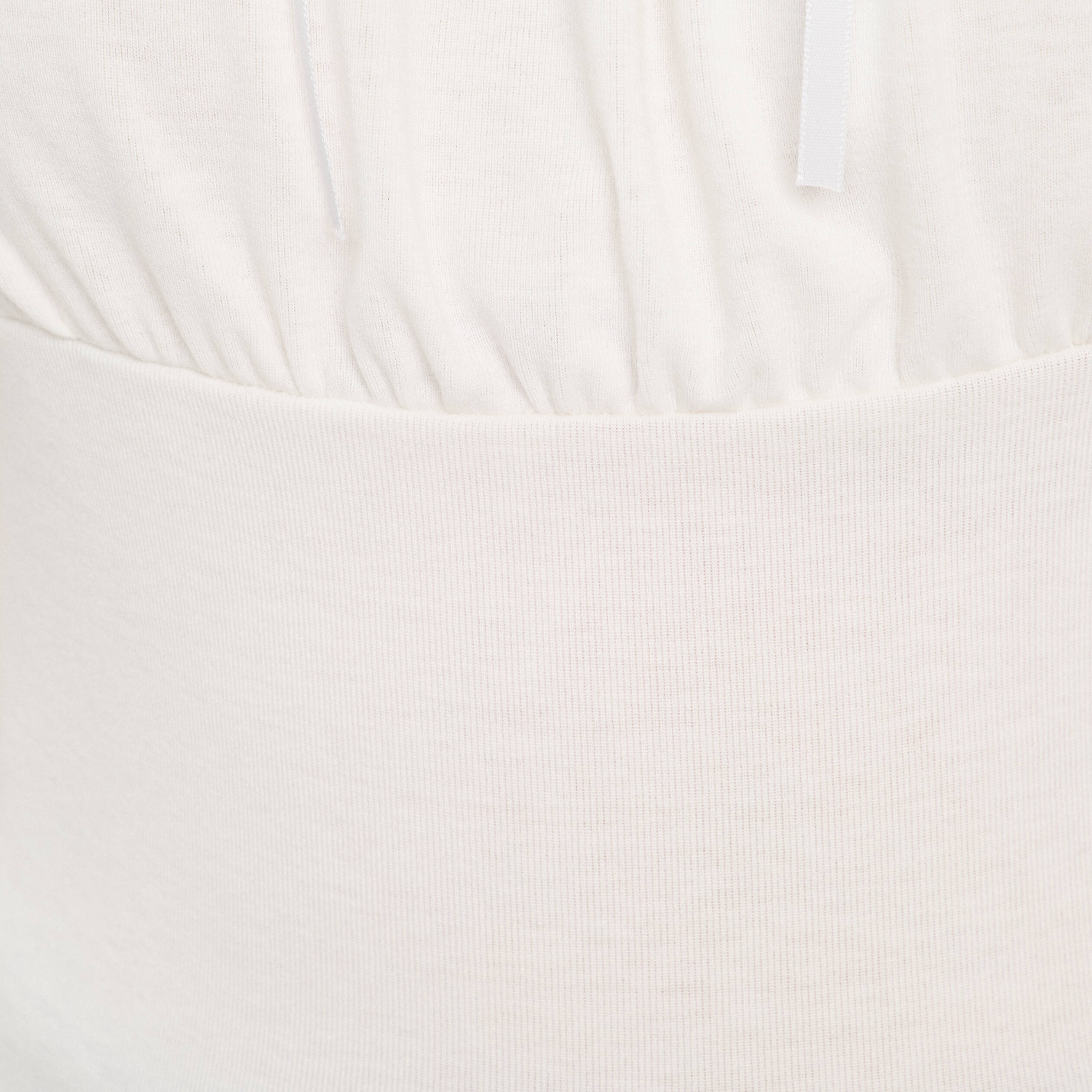 Bustier avec coques blanc femme