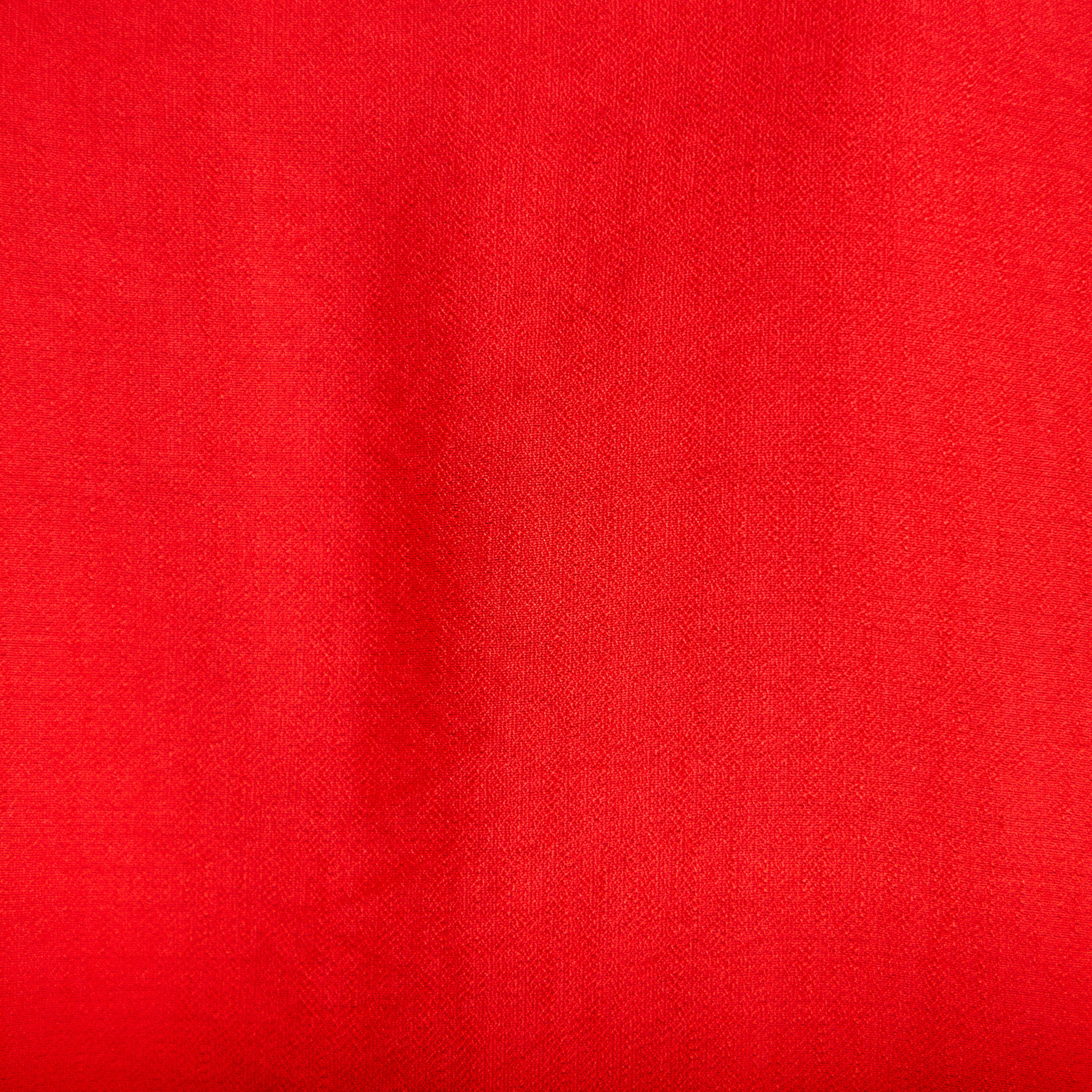 Chemise droite manches courtes rouge femme