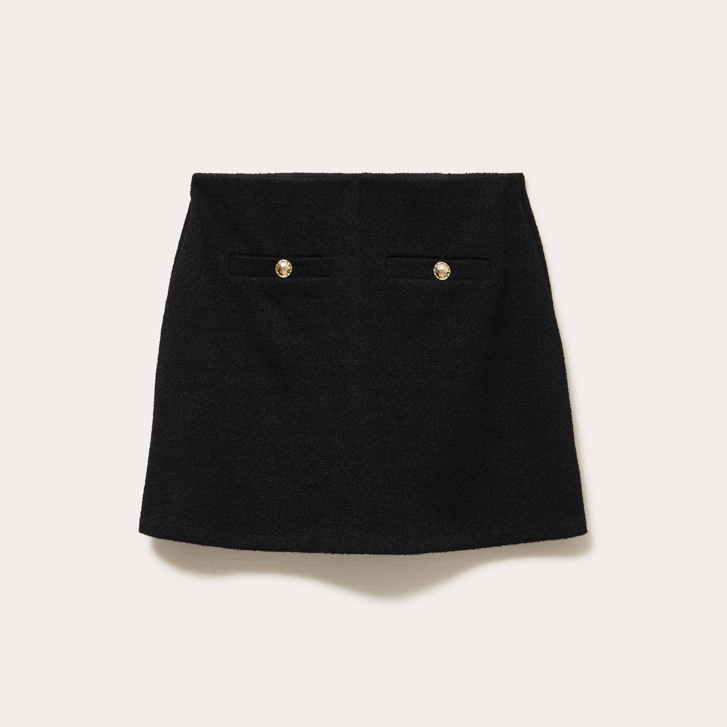 Jupe-short courte noir femme