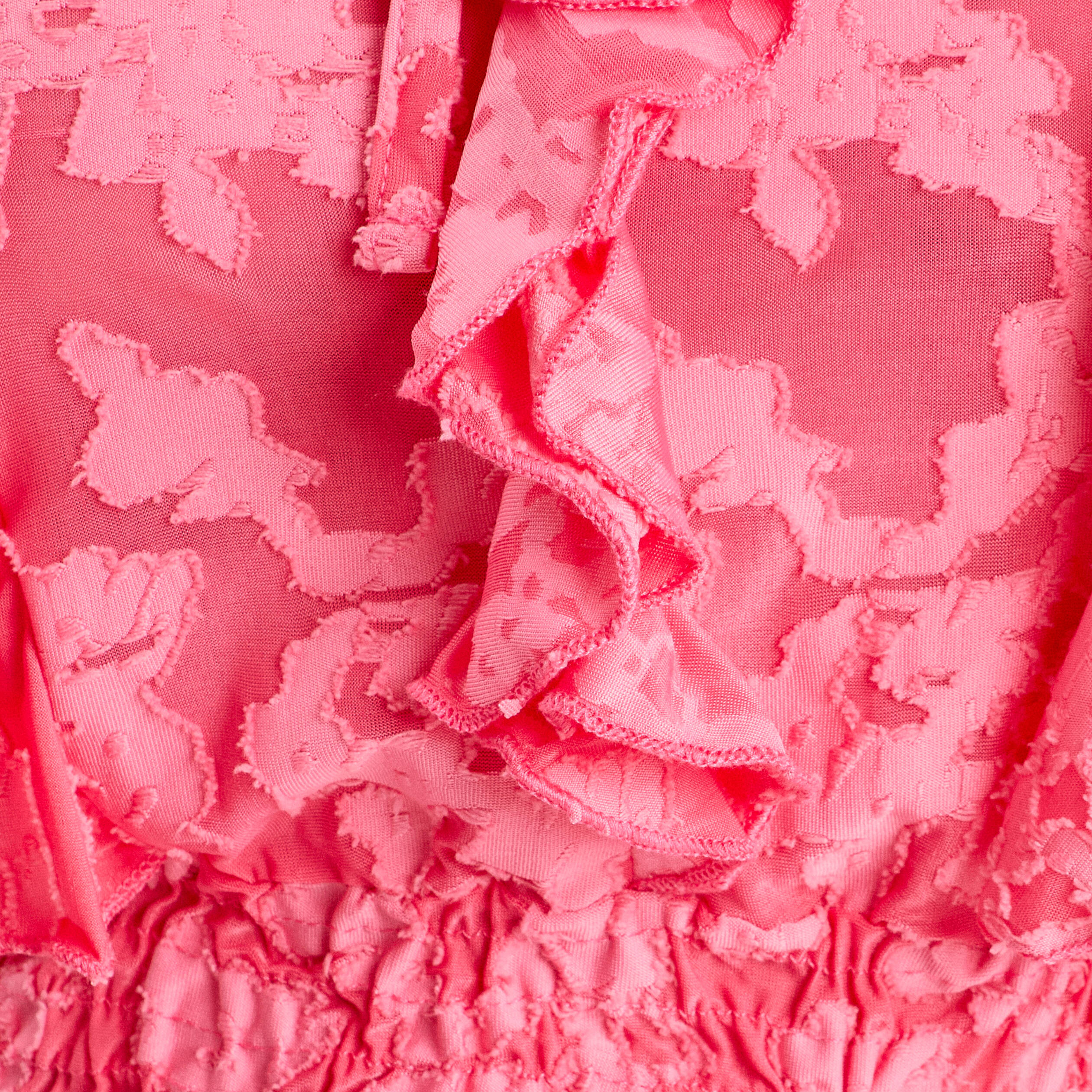 debardeur sans manches volants rose femme Débardeur sans manches volants rose femme