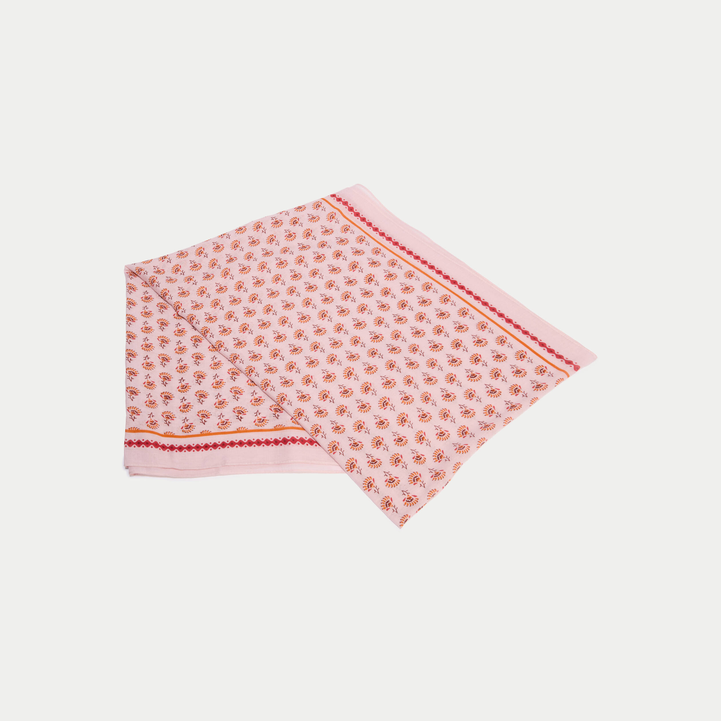 Foulard rose clair femme