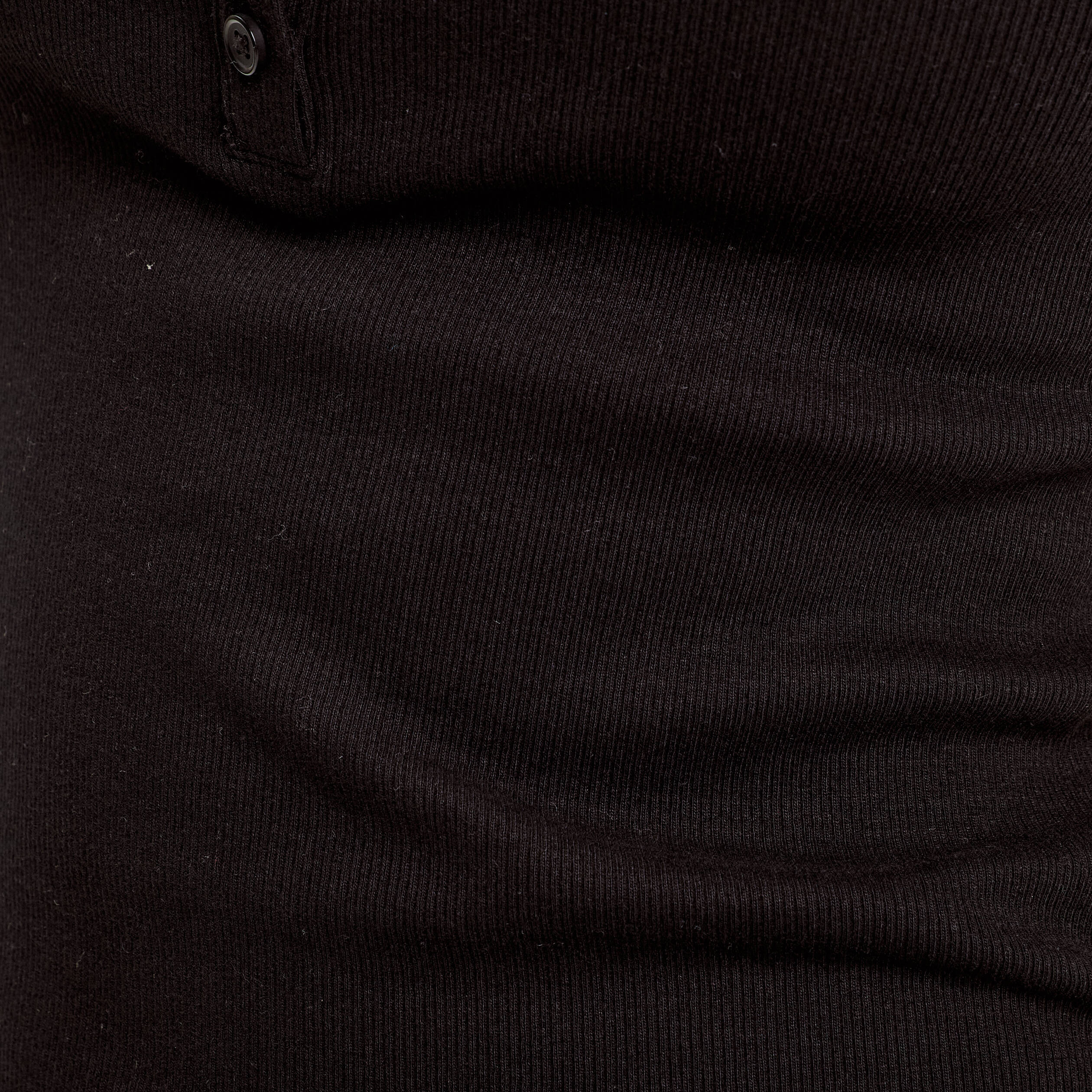 Polo manches courtes noir femme