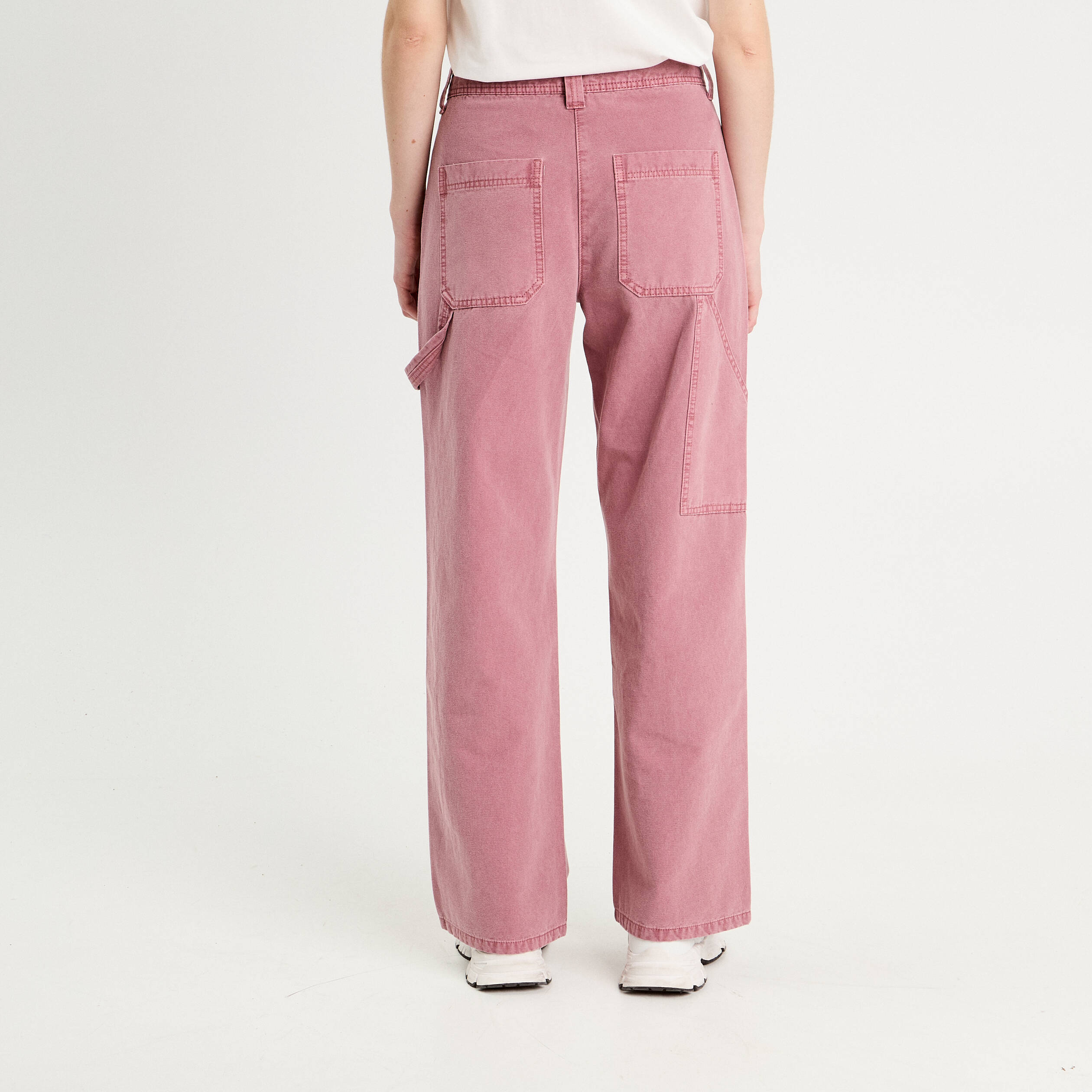 pantalon carpenter vieux rose femme Pantalon carpenter vieux rose femme