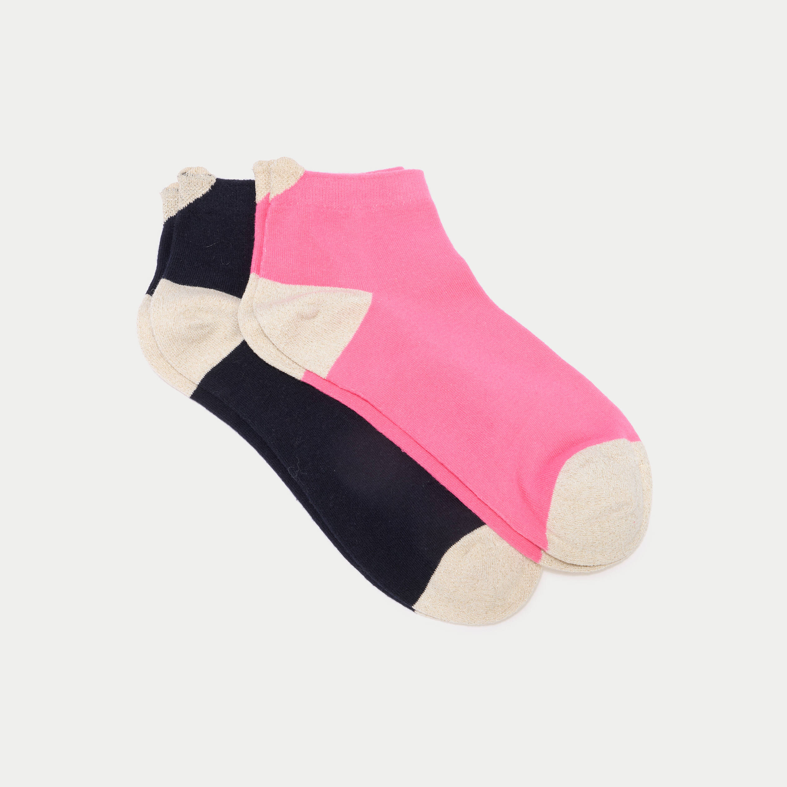Lot 3 paires de chaussettes bleu marine femme