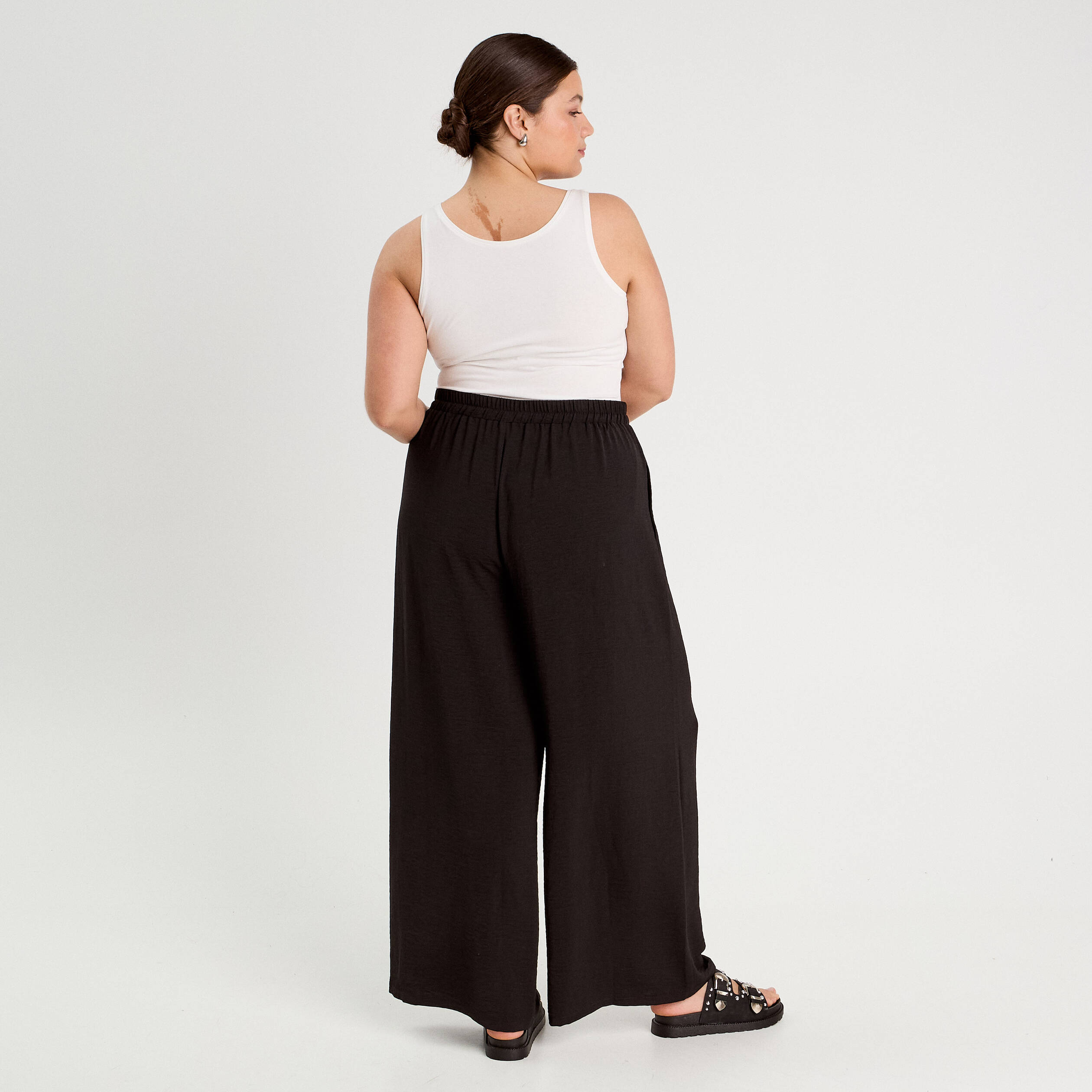 Fleuri Zara Zara Pantalon Fluide Large HOT Pantalon Fluide Vente