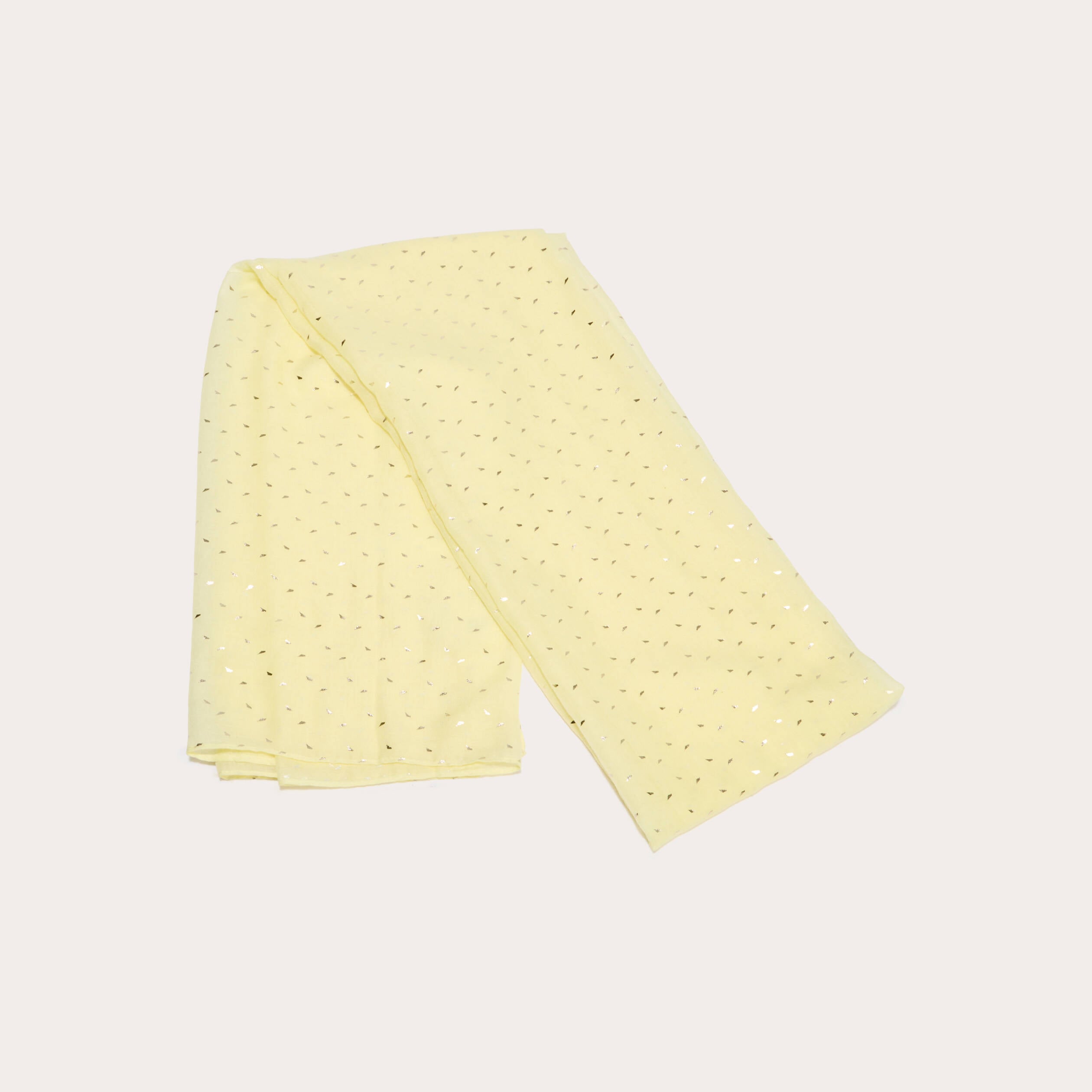 Foulard jaune clair femme