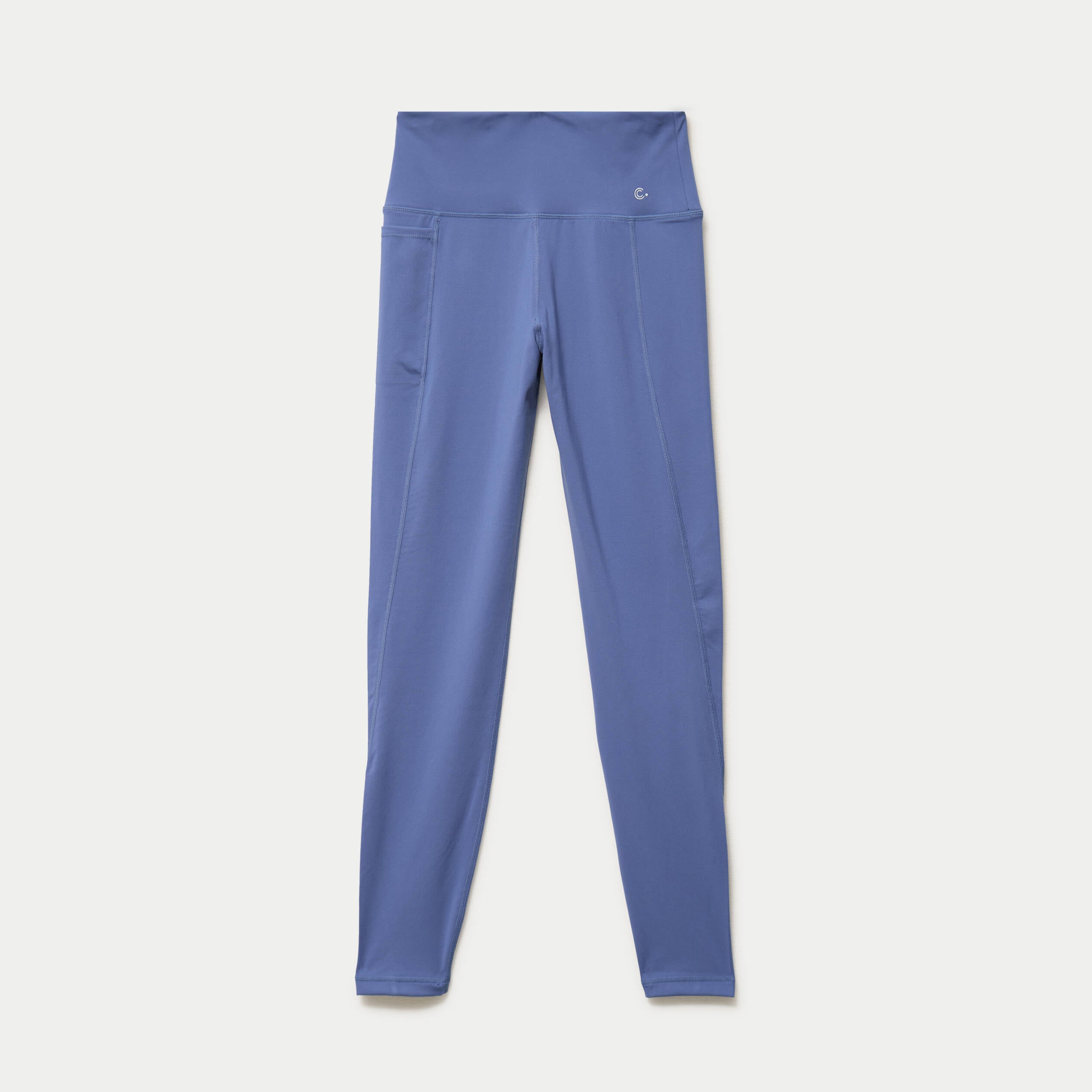Legging taille haute activewear bleu fonc&eacute; femme