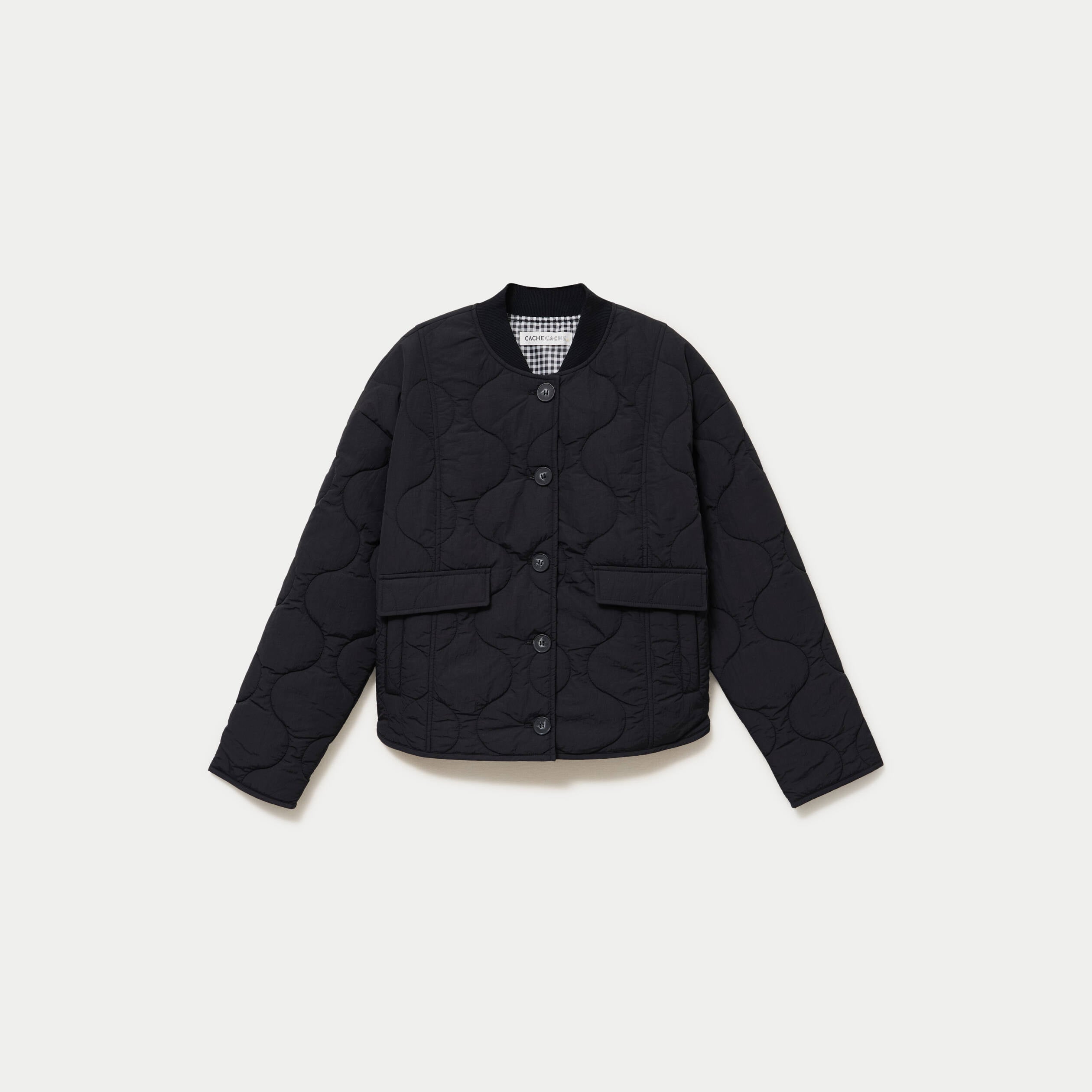 Veste ample manches longues noir femme