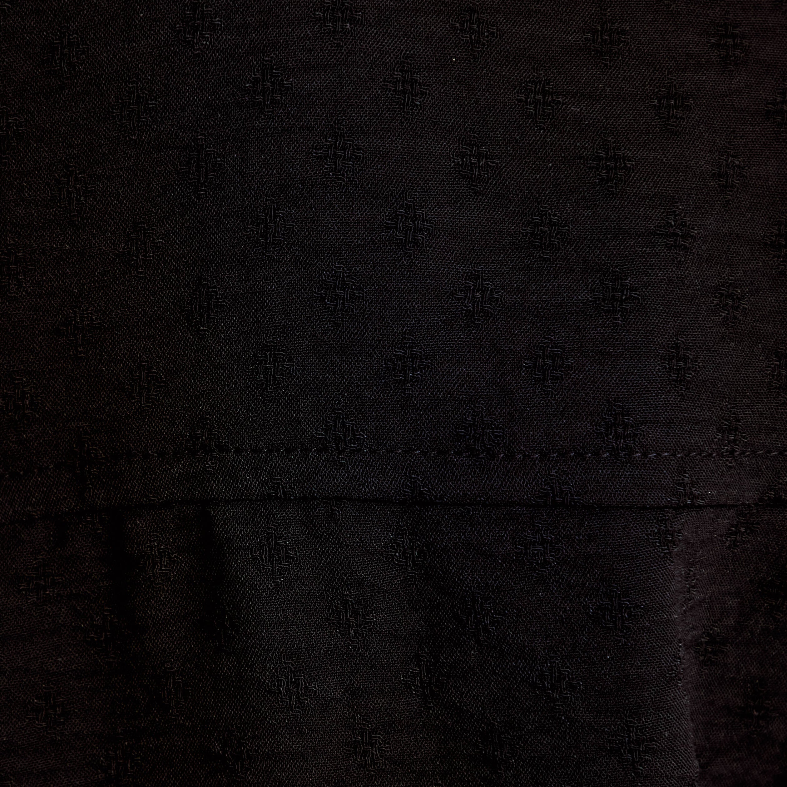 Blouse droite manches longues noir femme