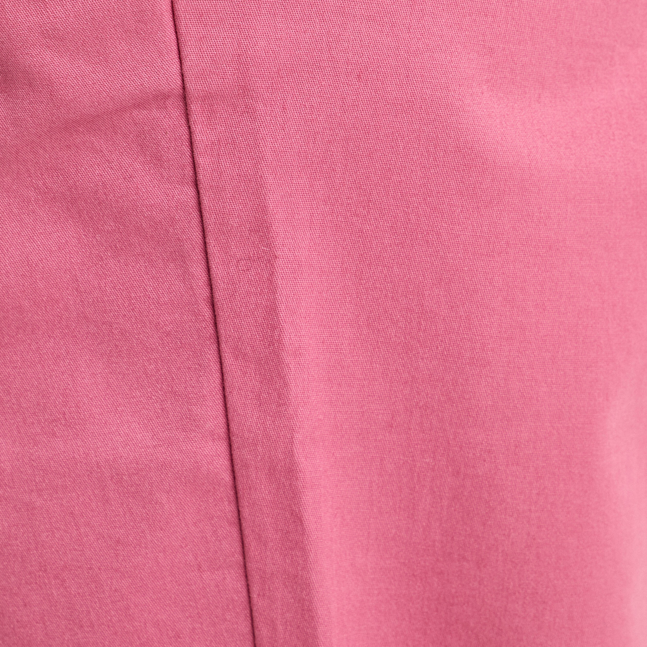 Pantalon chino 7/8&egrave;me vieux rose femme