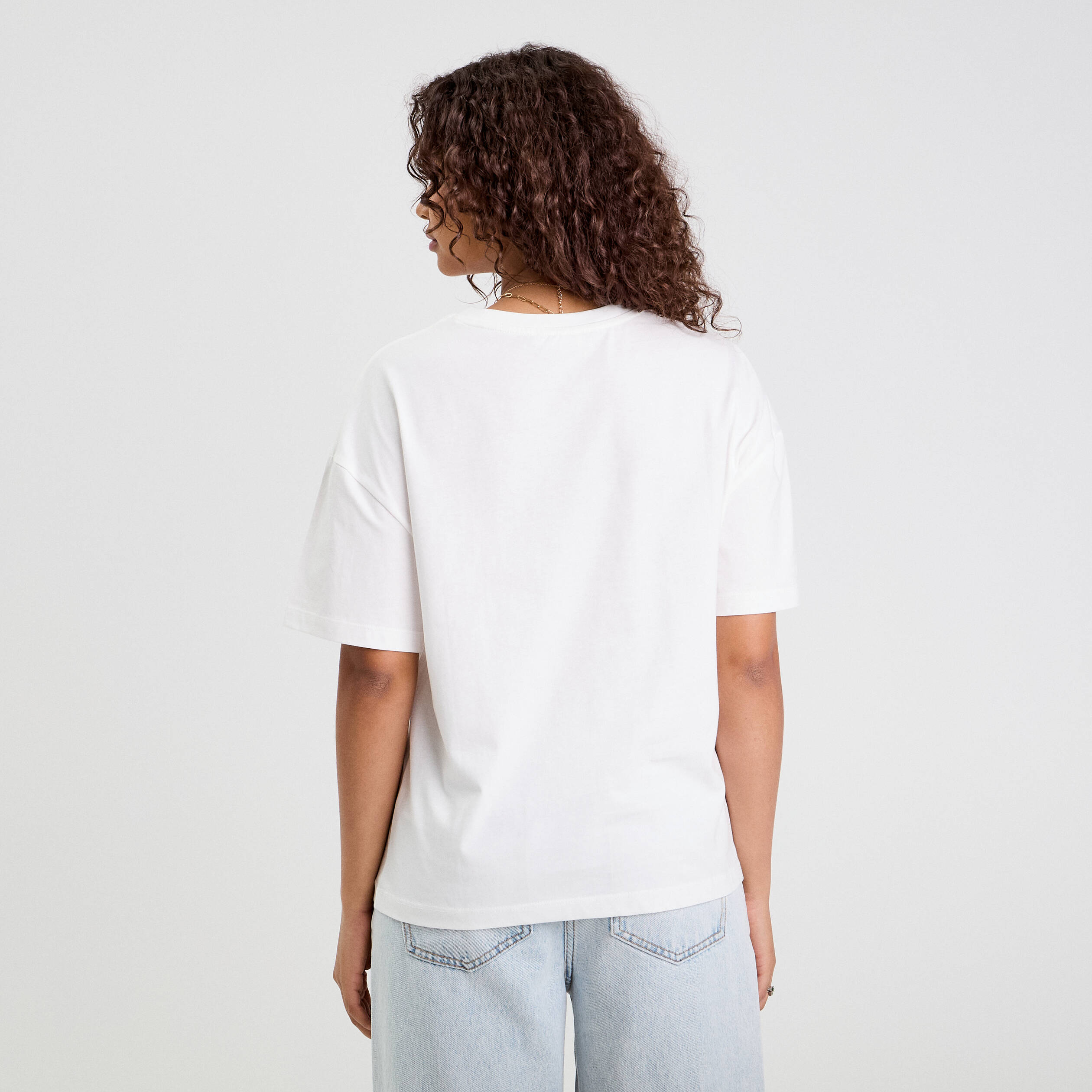 t shirt manches courtes blanc femme T-shirt manches courtes blanc femme