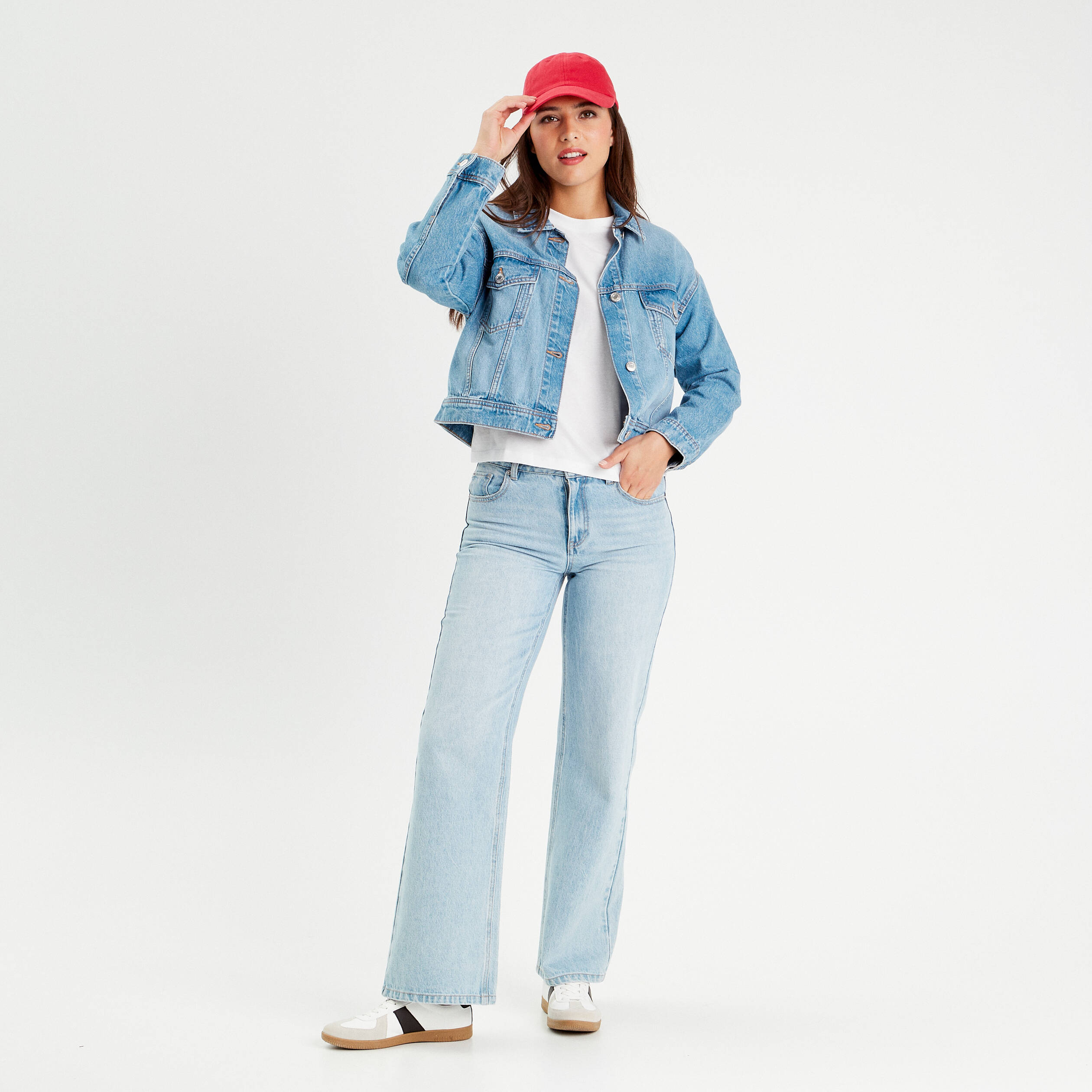 T-shirt manches courtes blanc femme