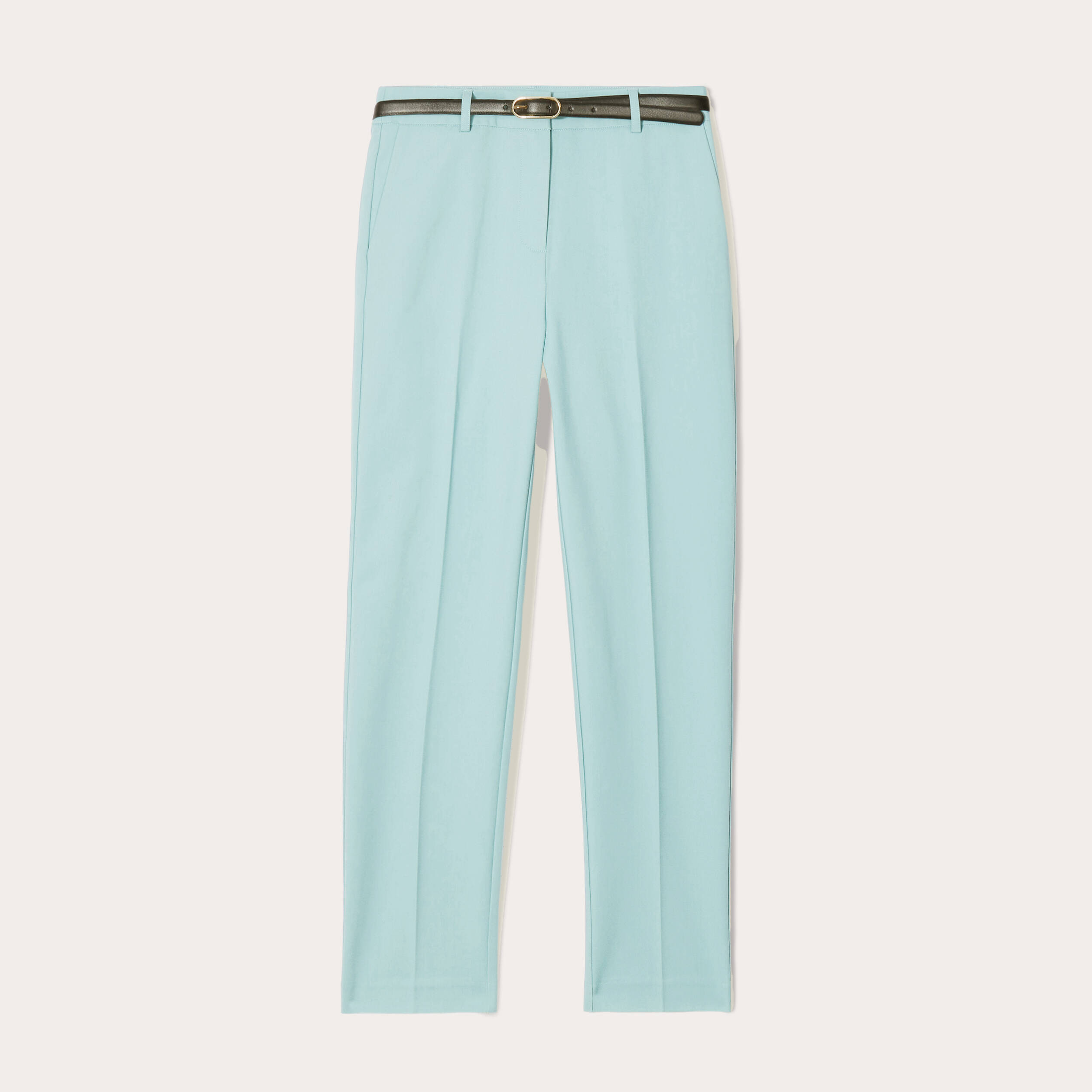 Pantalon cigarette sales gris femme