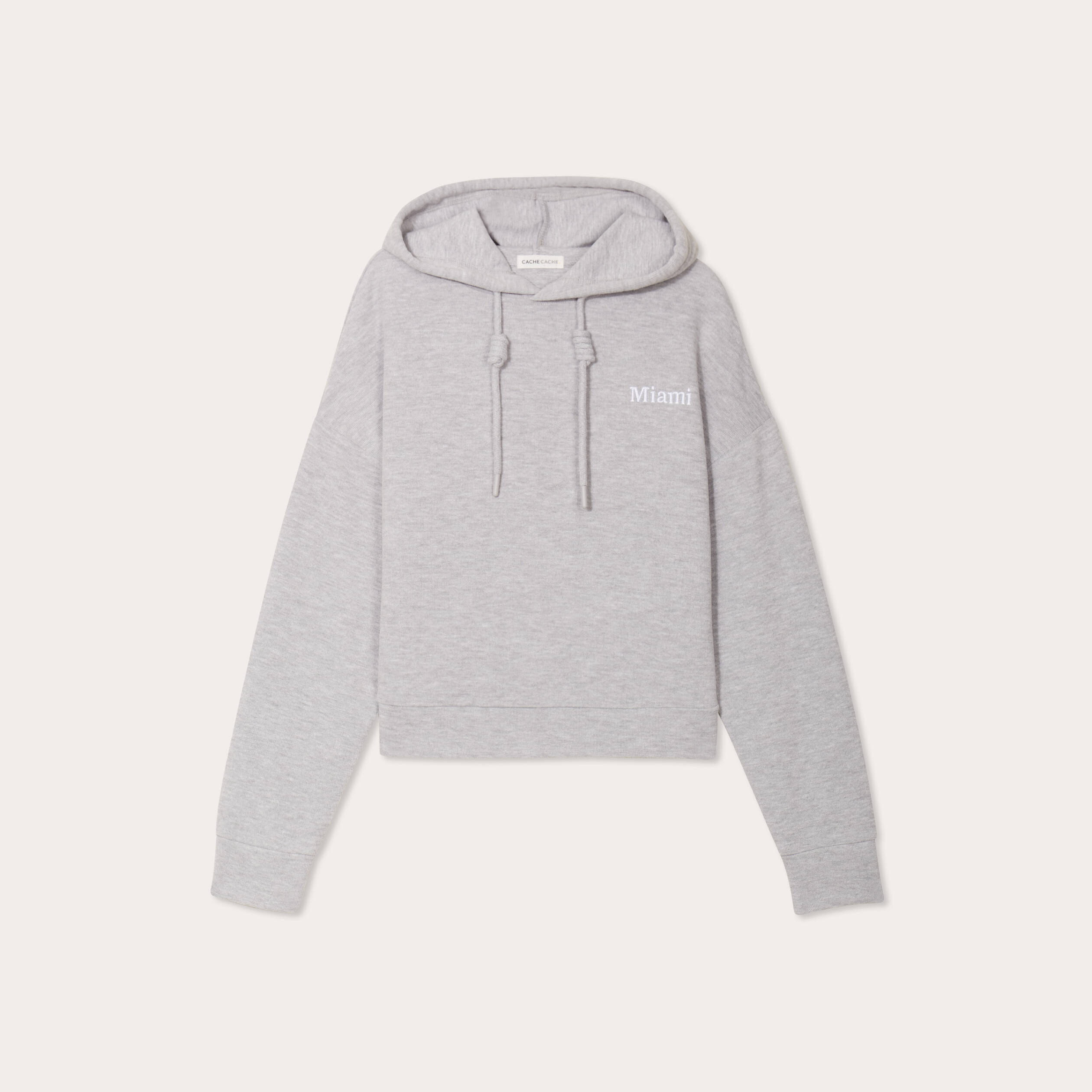 sweat a capuche gris clair femme Sweat à capuche gris clair femme