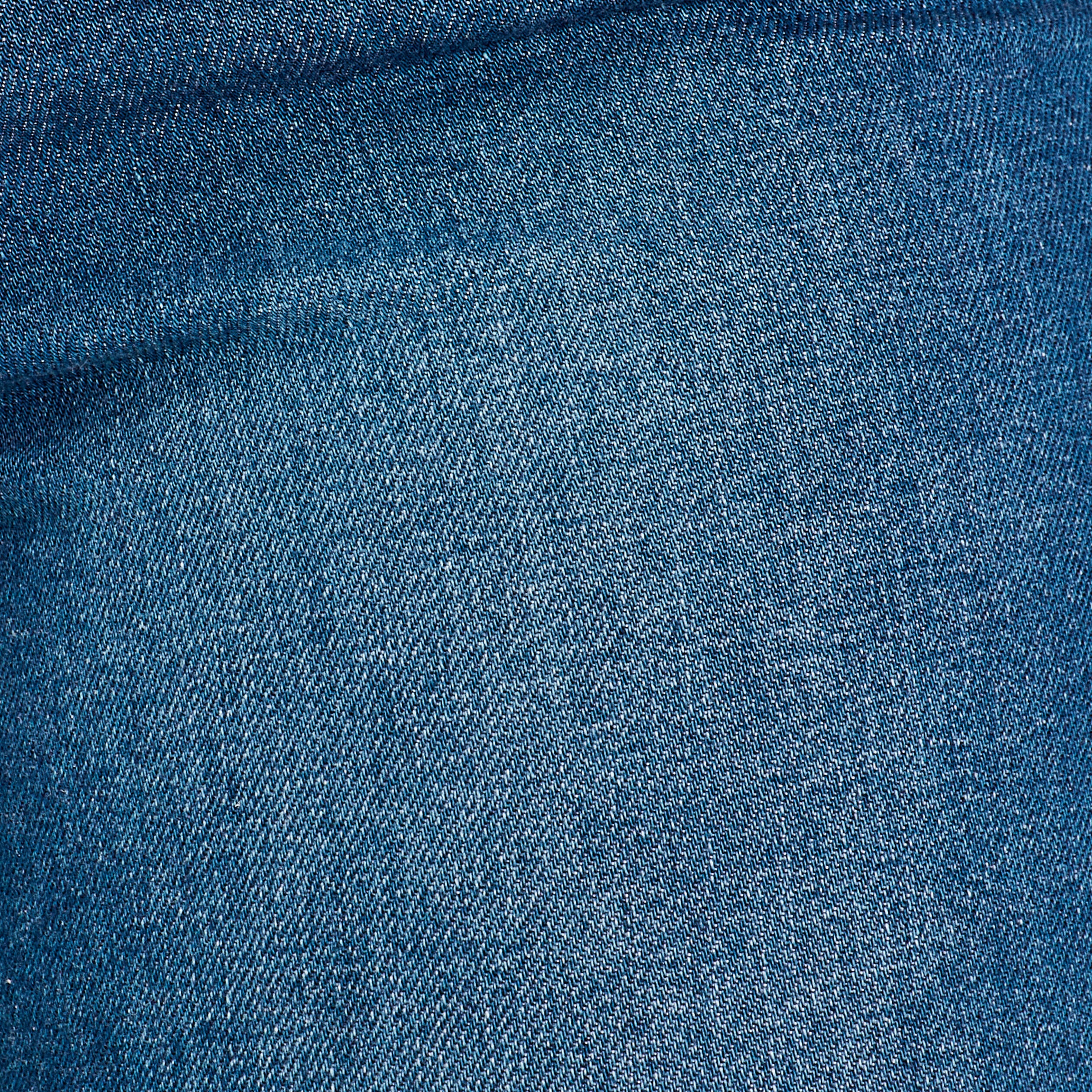 Bermuda slim en jean denim stone femme