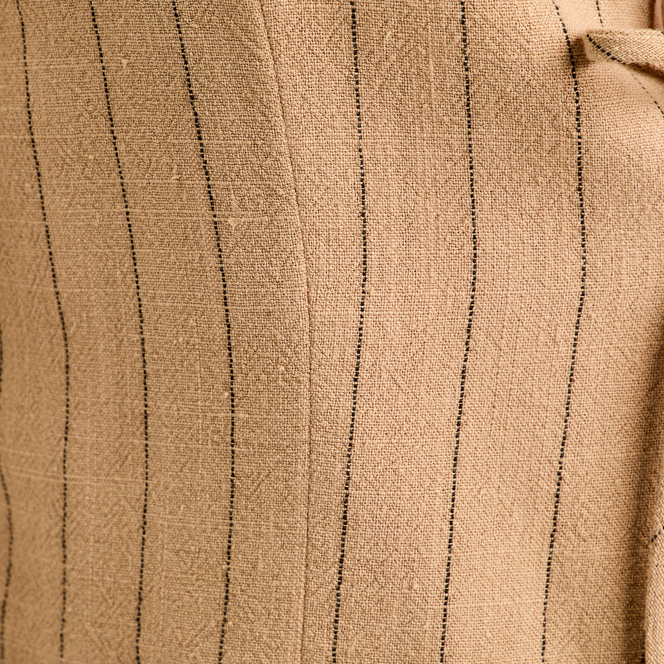 veston sans manches noue beige femme Veston sans manches noué beige femme