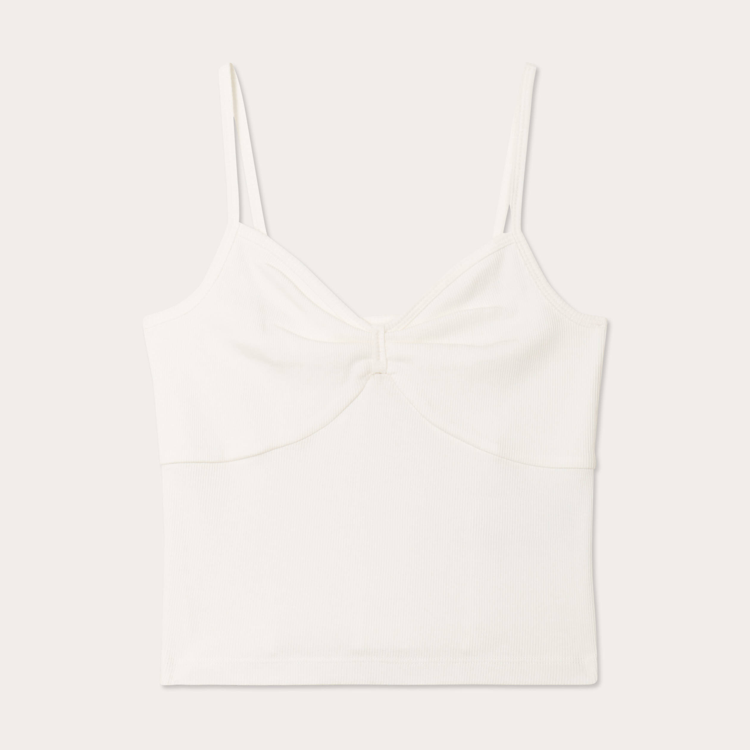 debardeur bretelles fines ecru femme Débardeur bretelles fines ecru femme
