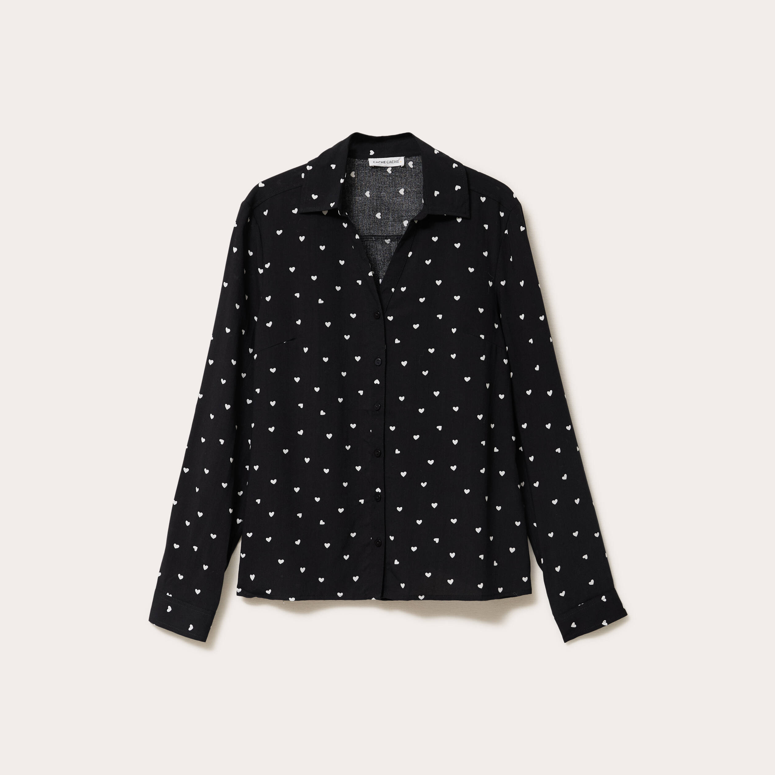Chemise Manches Longues Sans Couture TKEQ Kennedy - Noir Taille Femme
