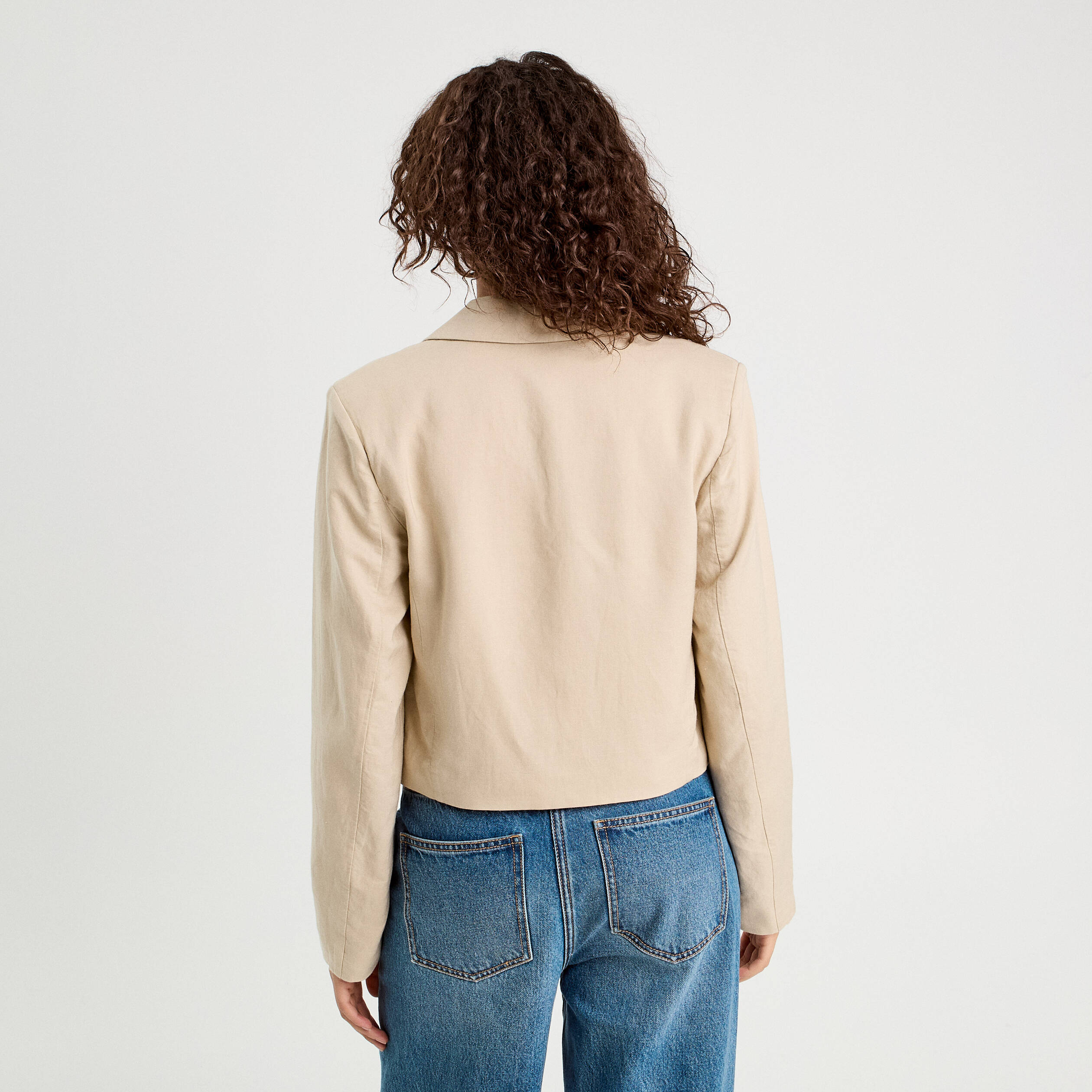 Veste esprit blazer beige femme