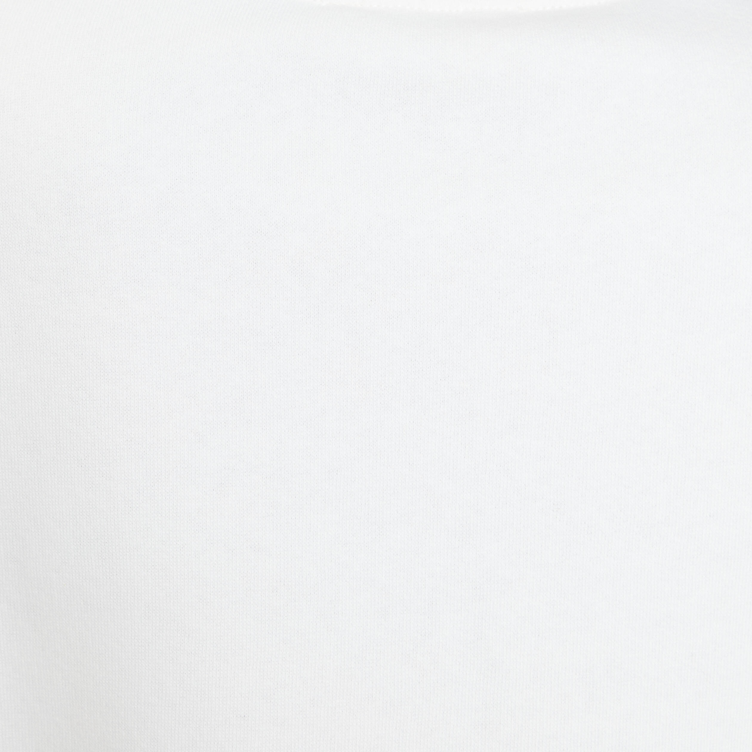 Sweat col rond manches longues ecru femme