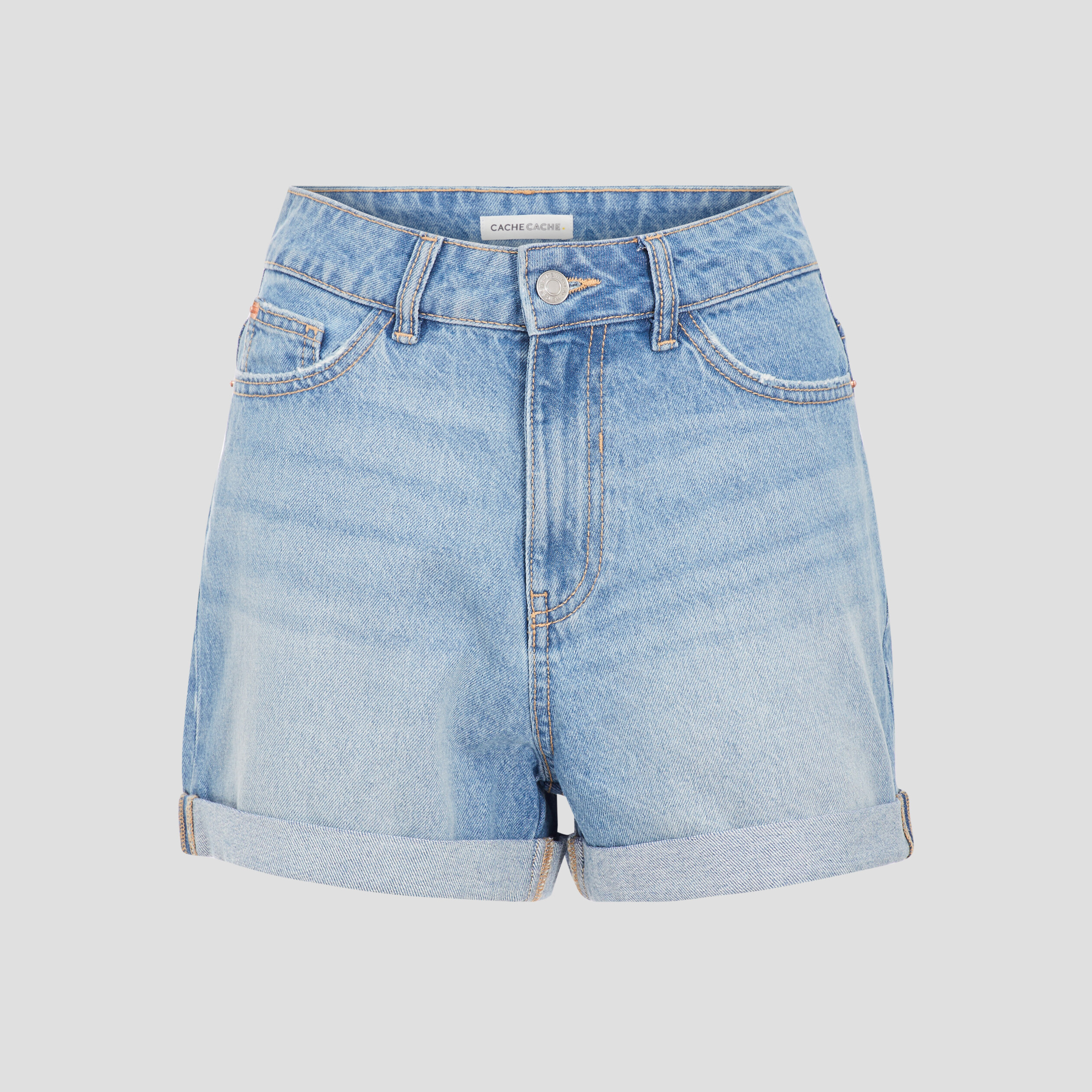 Bermuda Jean Shorts Femme Grande Taille Short Femme,Taille Haute