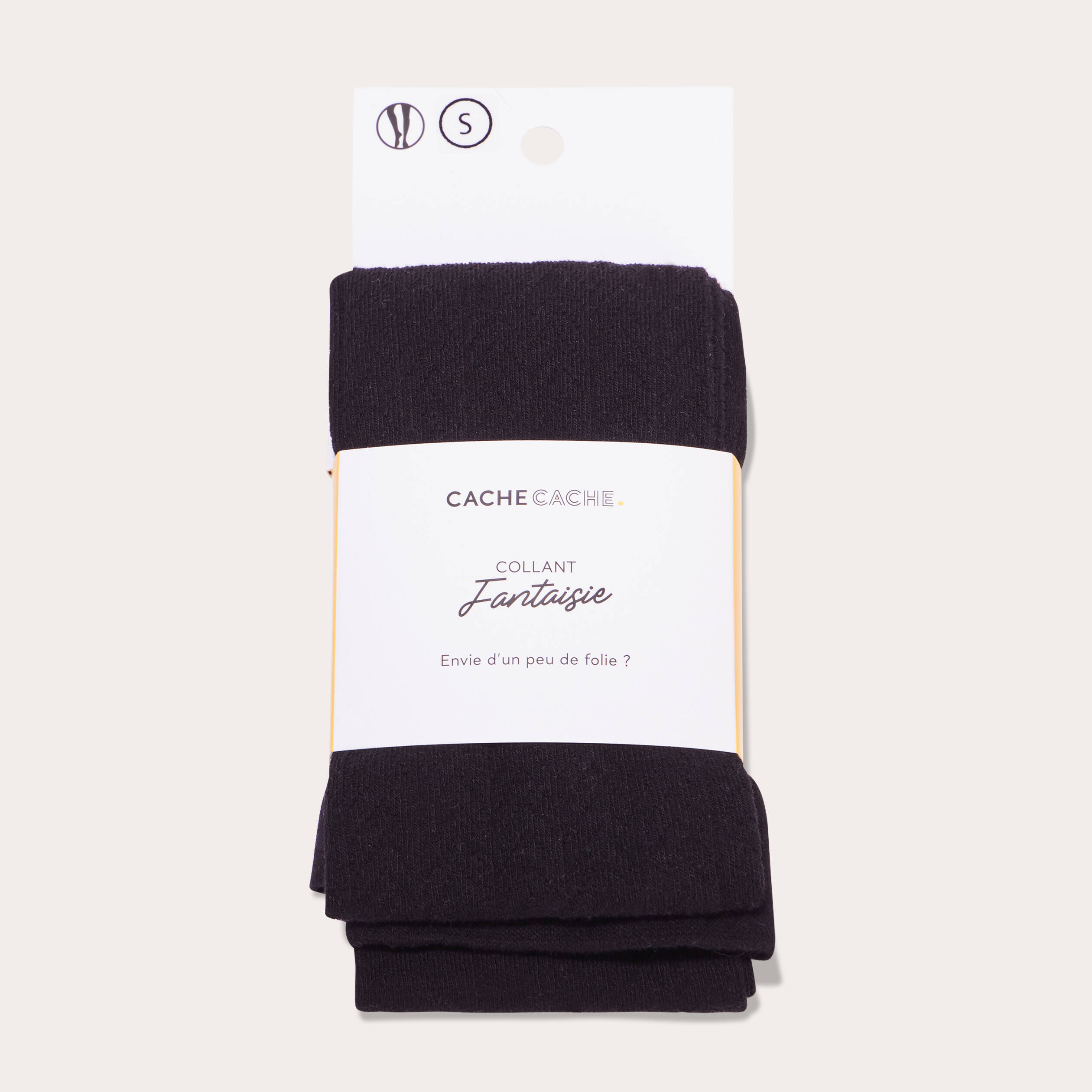 Collants fantaisie noir femme