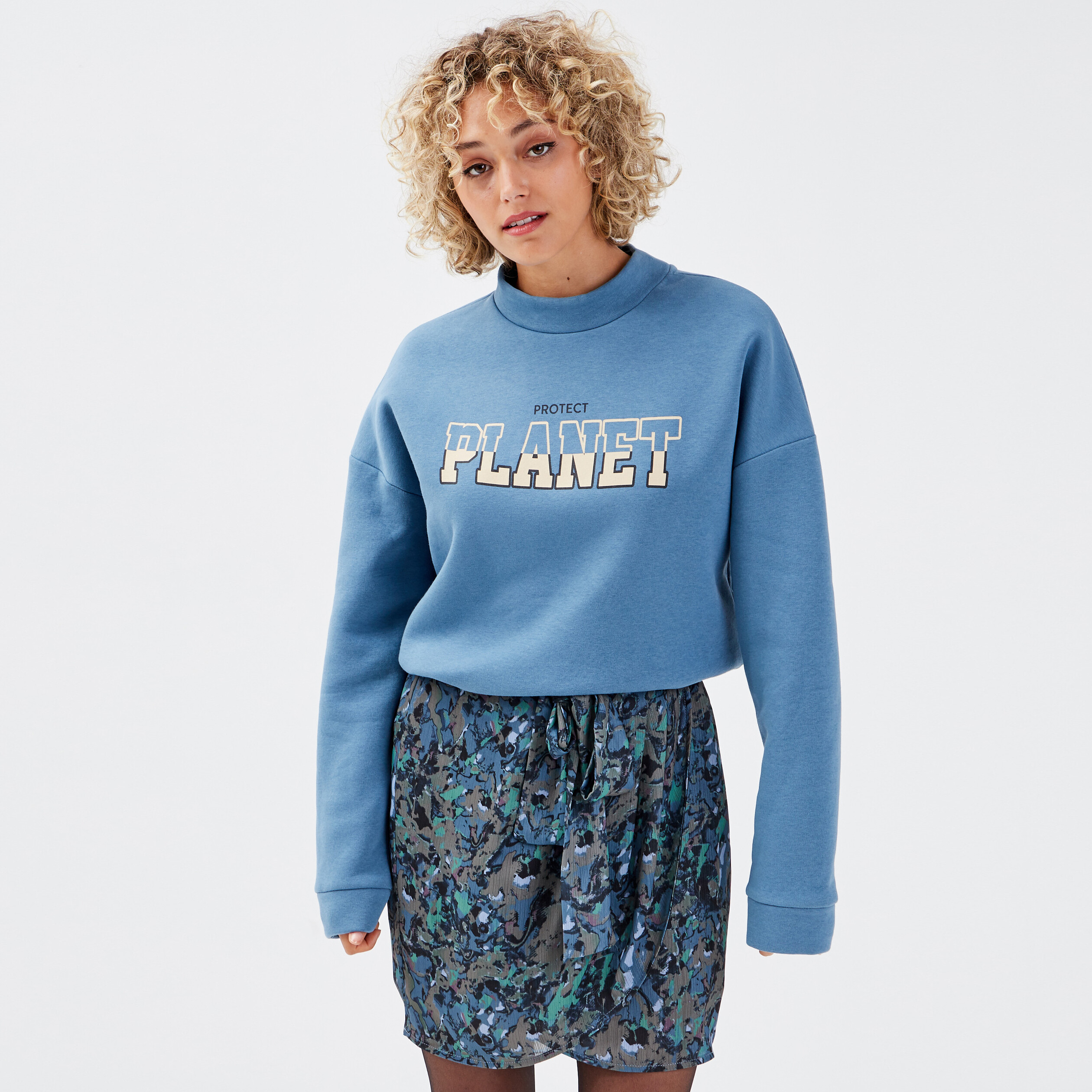Sweat sales bleu femme
