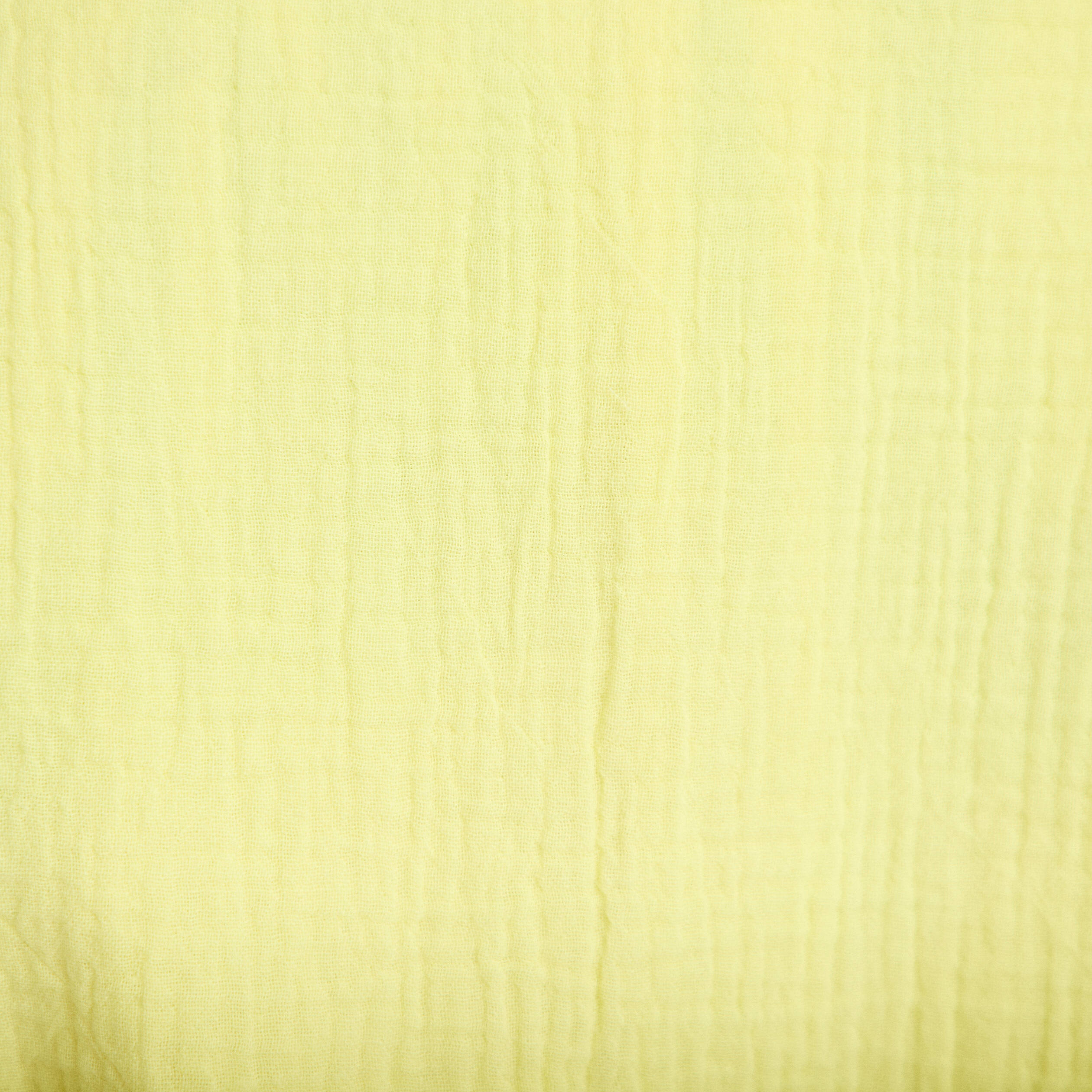 Veste ample pliss&eacute;e manches 3/4 jaune citron femme