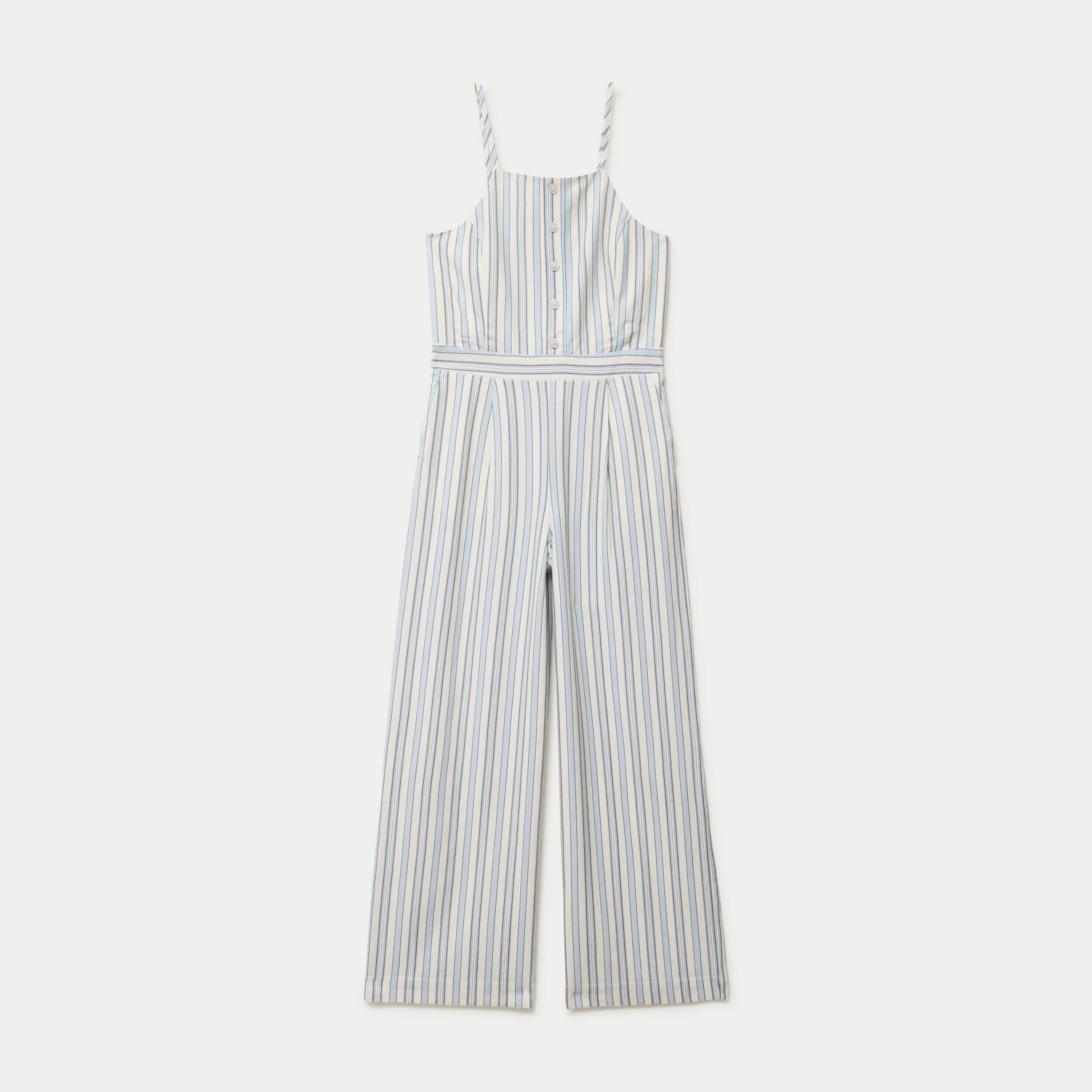 Combinaison large col am&eacute;ricain blanc femme