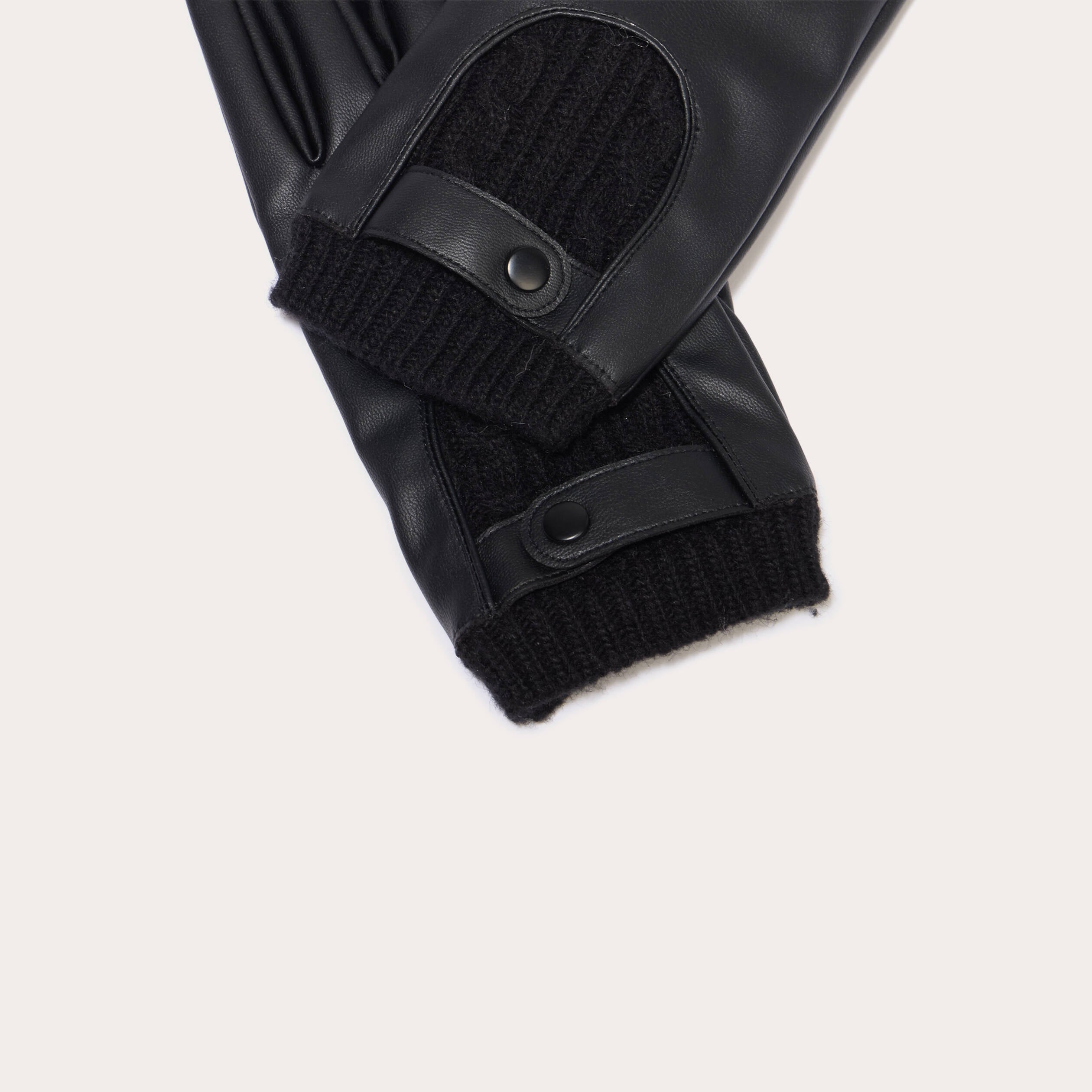 Gants noir femme