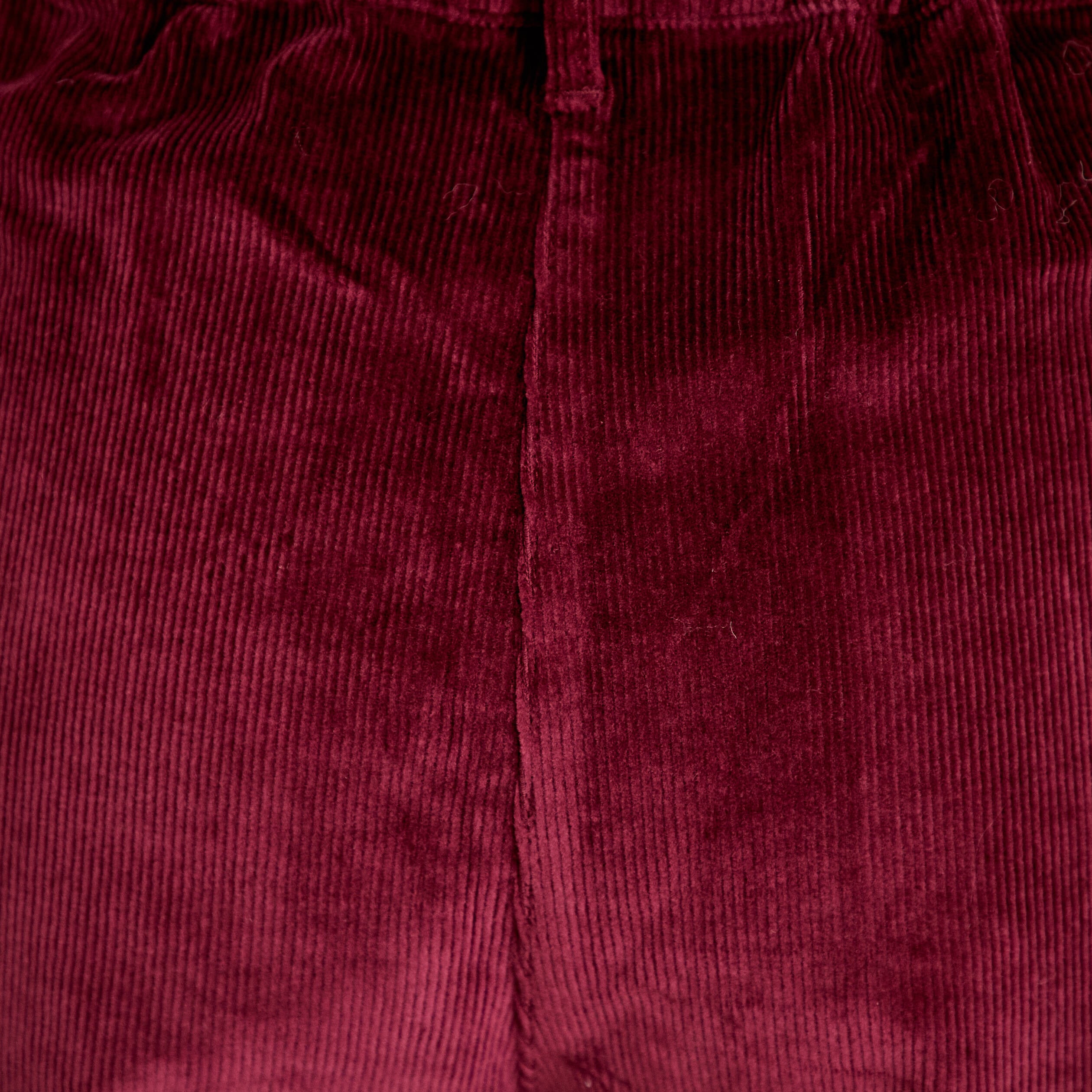 Short large en velours bordeaux femme