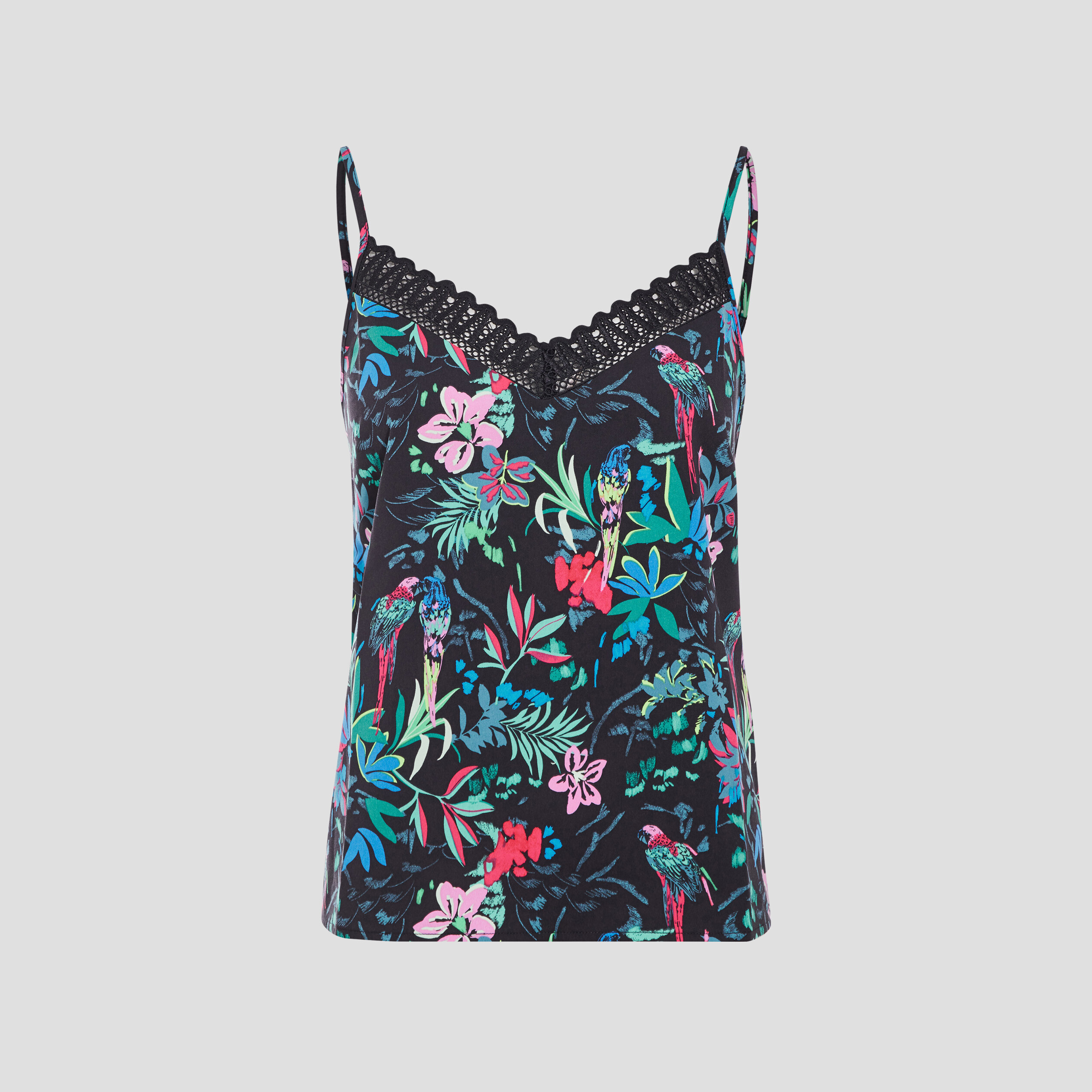 Débardeur En Dentelle Bony Paris Avec Perles Et Pierres - Taille M - Neuf Sans étiquettes