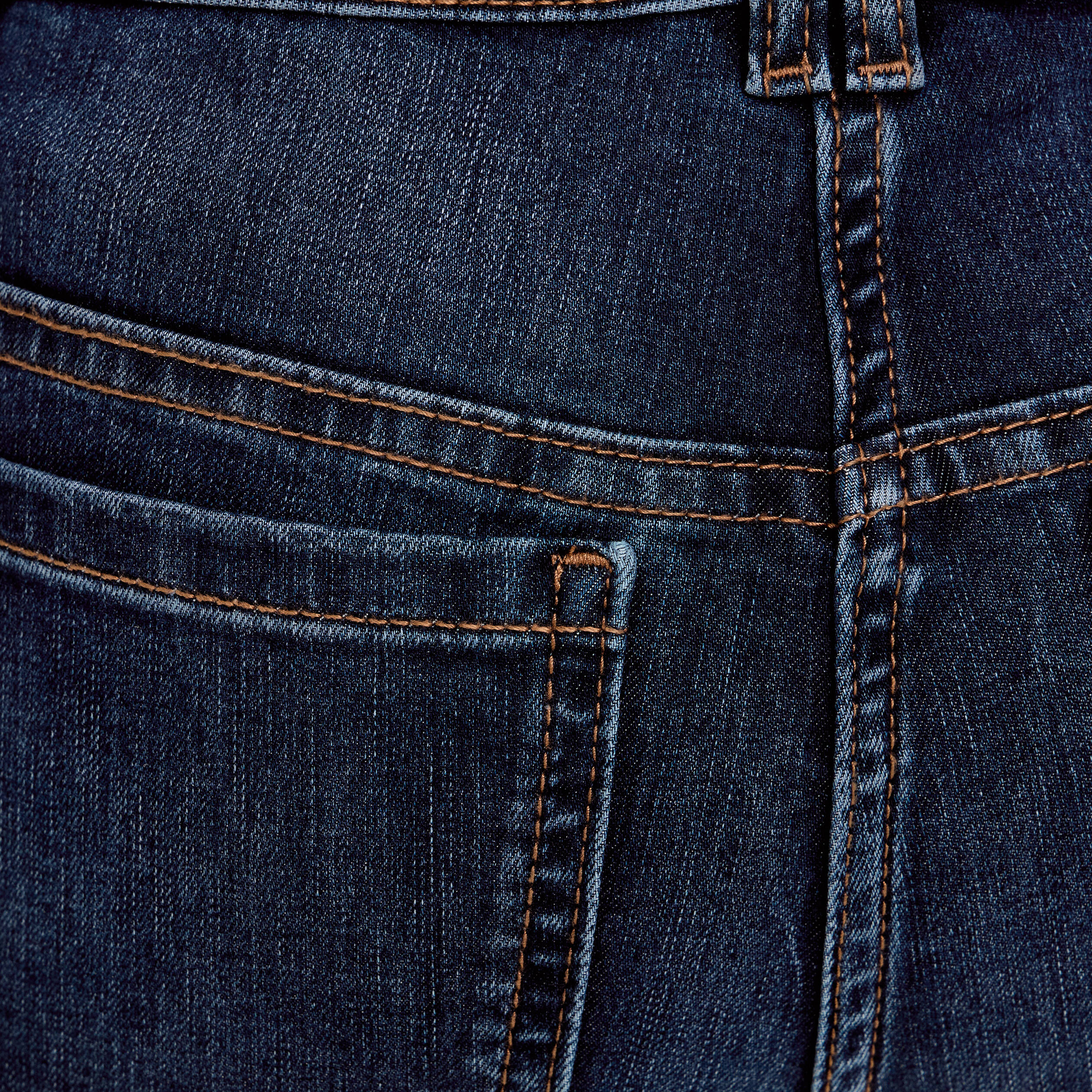 Jean droit regular taille standard denim brut femme