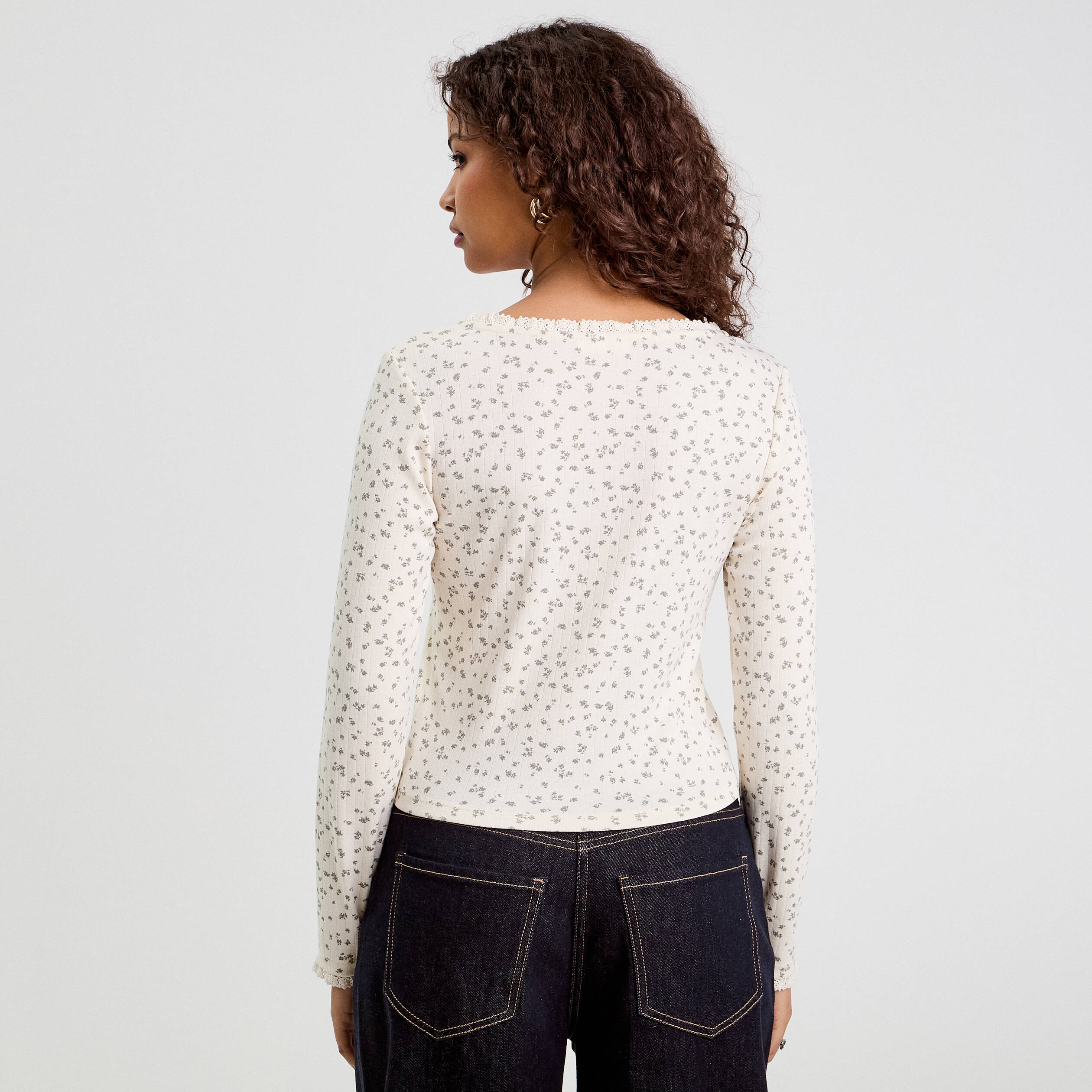 t shirt manches longues sable femme T-shirt manches longues sable femme