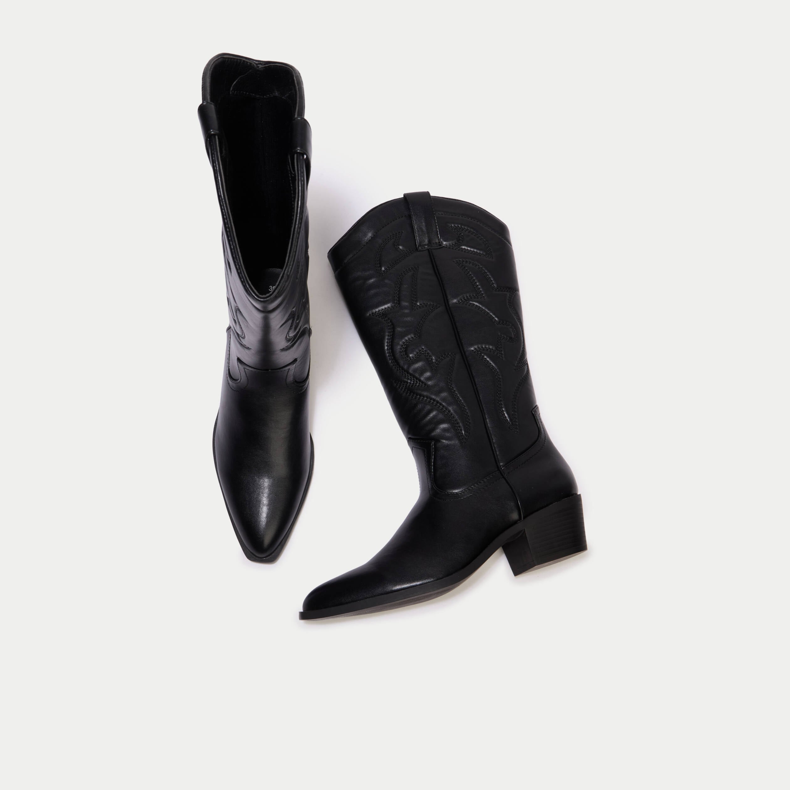 Bottines noir femme