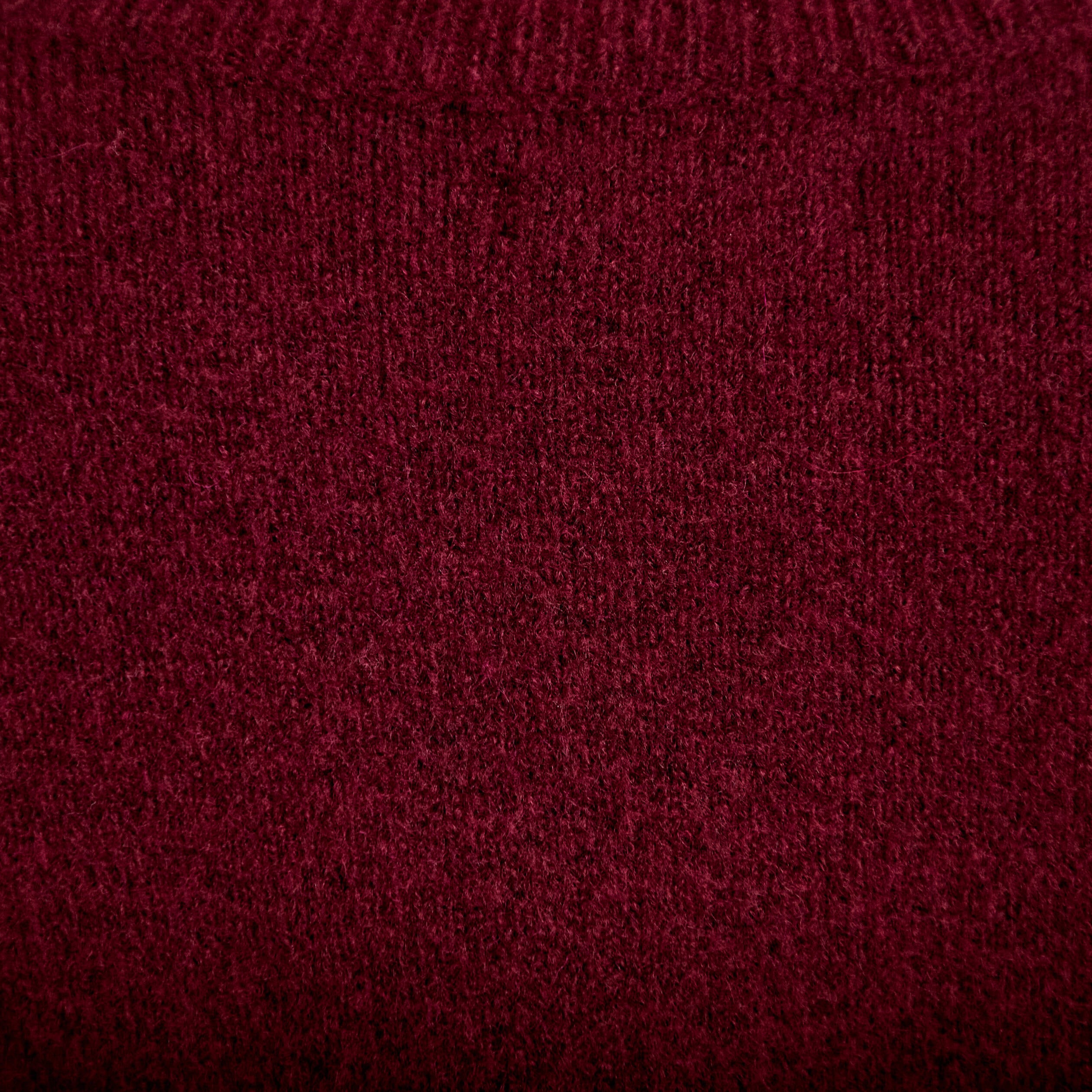 Pull col rond bordeaux femme