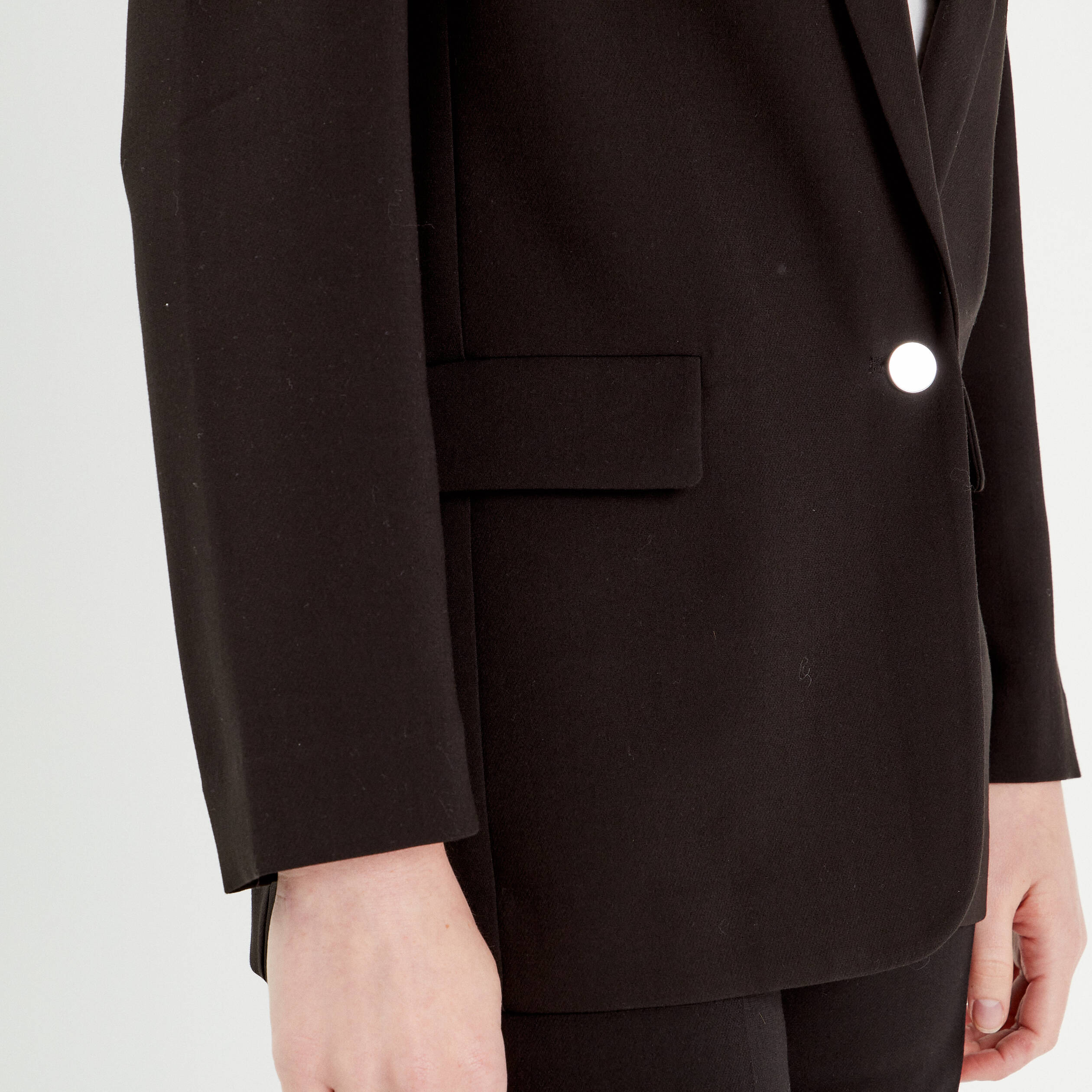 veste blazer fluide noir femme Veste blazer fluide noir femme