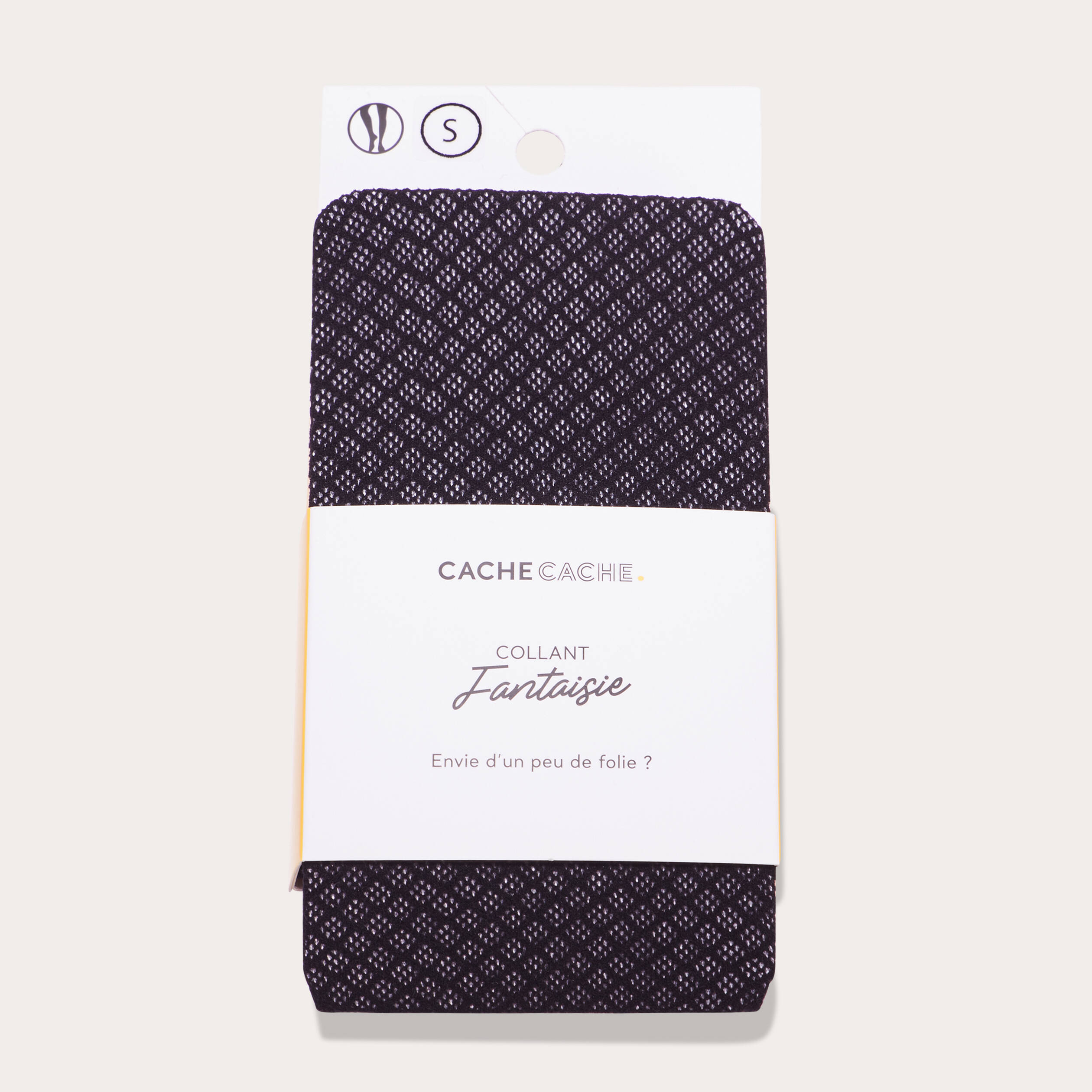 Collants fantaisie noir femme